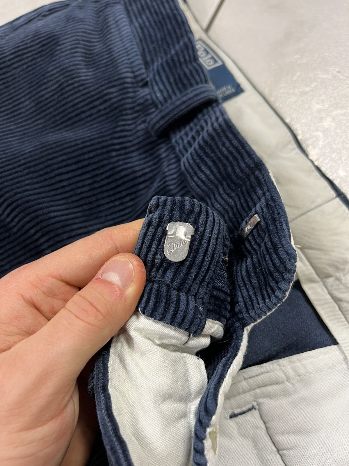 Polo Ralph Lauren × Ralph Lauren × Vintage Vintage 90s Polo Ralph Lauren heavy corduroy pants trousers Size US 34 / EU 50 - 13 Thumbnail