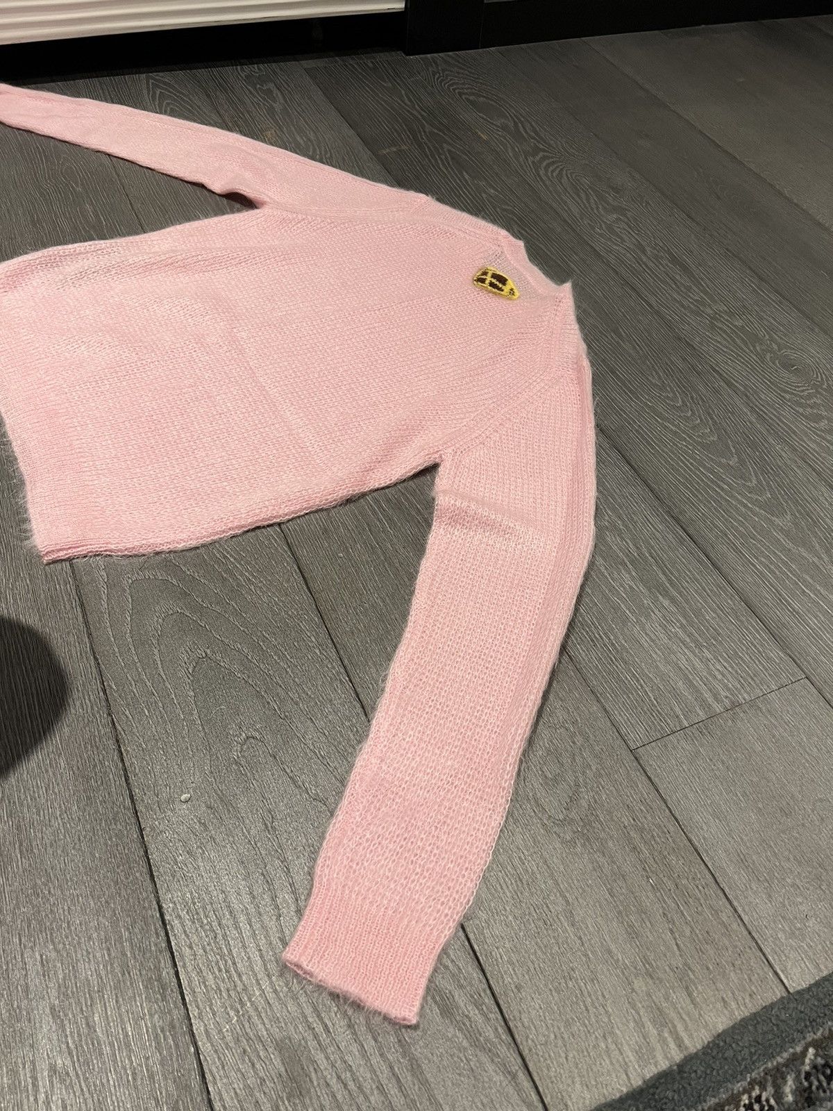 Prada Prada Crew Neck Mohair Blend Pink Sweater Size US M / EU 48-50 / 2 - 14 Thumbnail