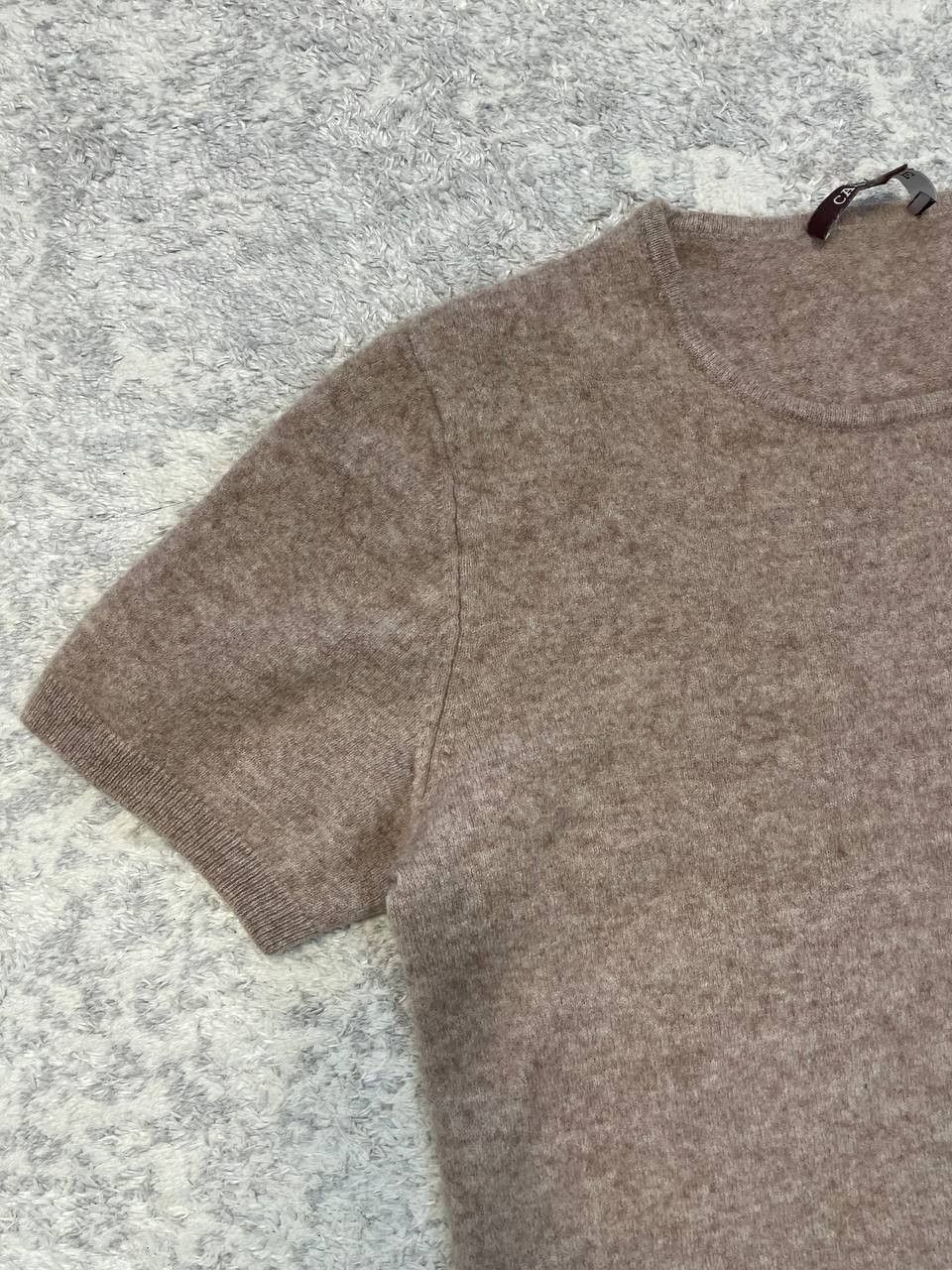 Other Cashmere Sweater Short Sleeve Women’s Soft Knit Pullover Size L / US 10 / IT 46 - 4 Thumbnail