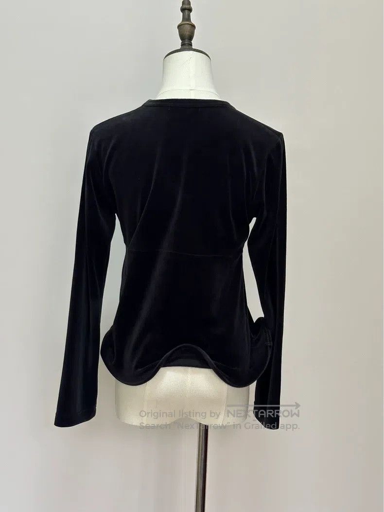 Comme des Garcons Comme Des Garcons Long-sleeved shirt with wavy hem with bl Size XS / US 0-2 / IT 36-38 - 2 Thumbnail