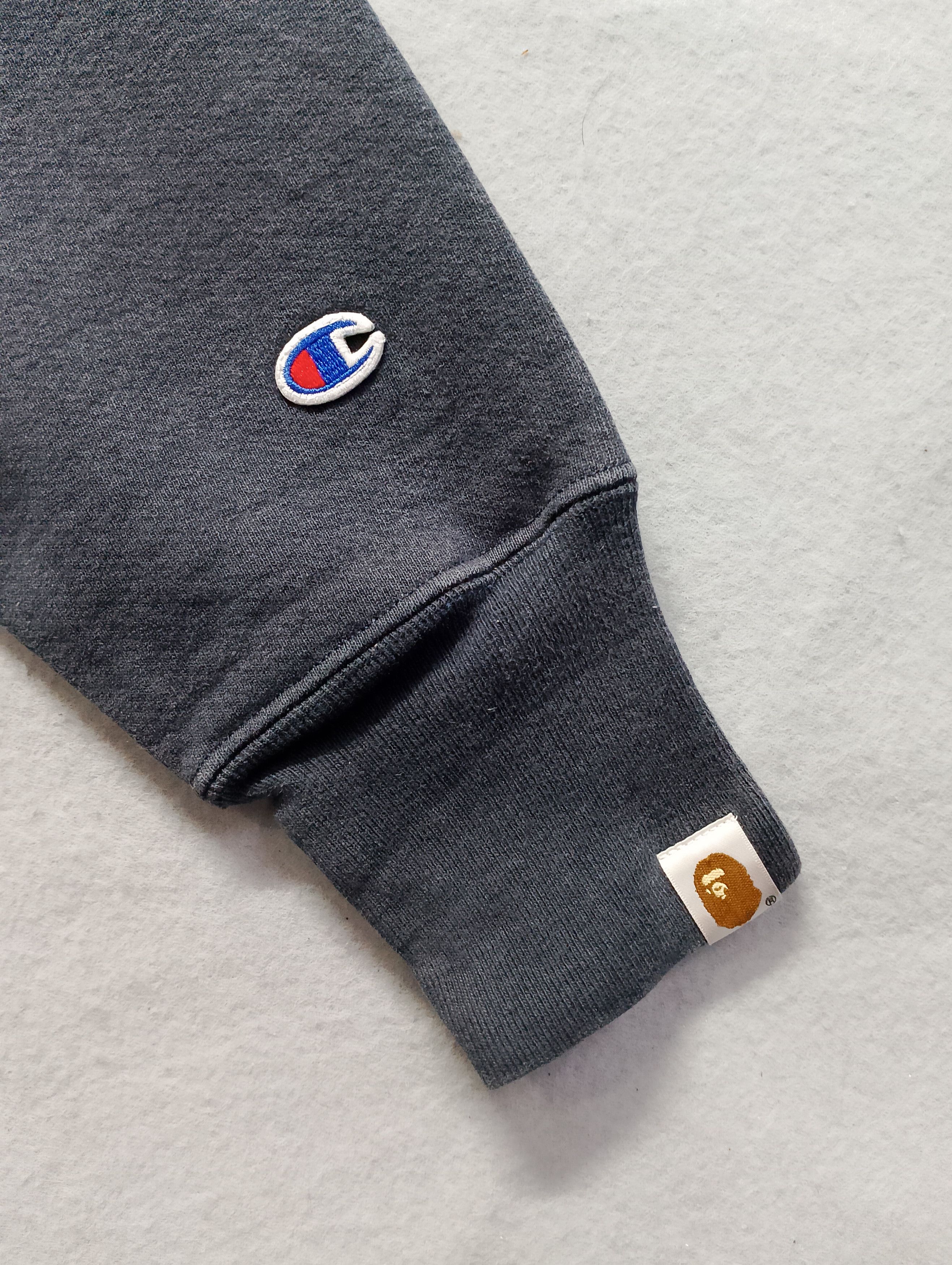 Bape × Champion Vintage A Bathing Ape x Champion Reverse Weave Sweatshirt Size US M / EU 48-50 / 2 - 4 Thumbnail