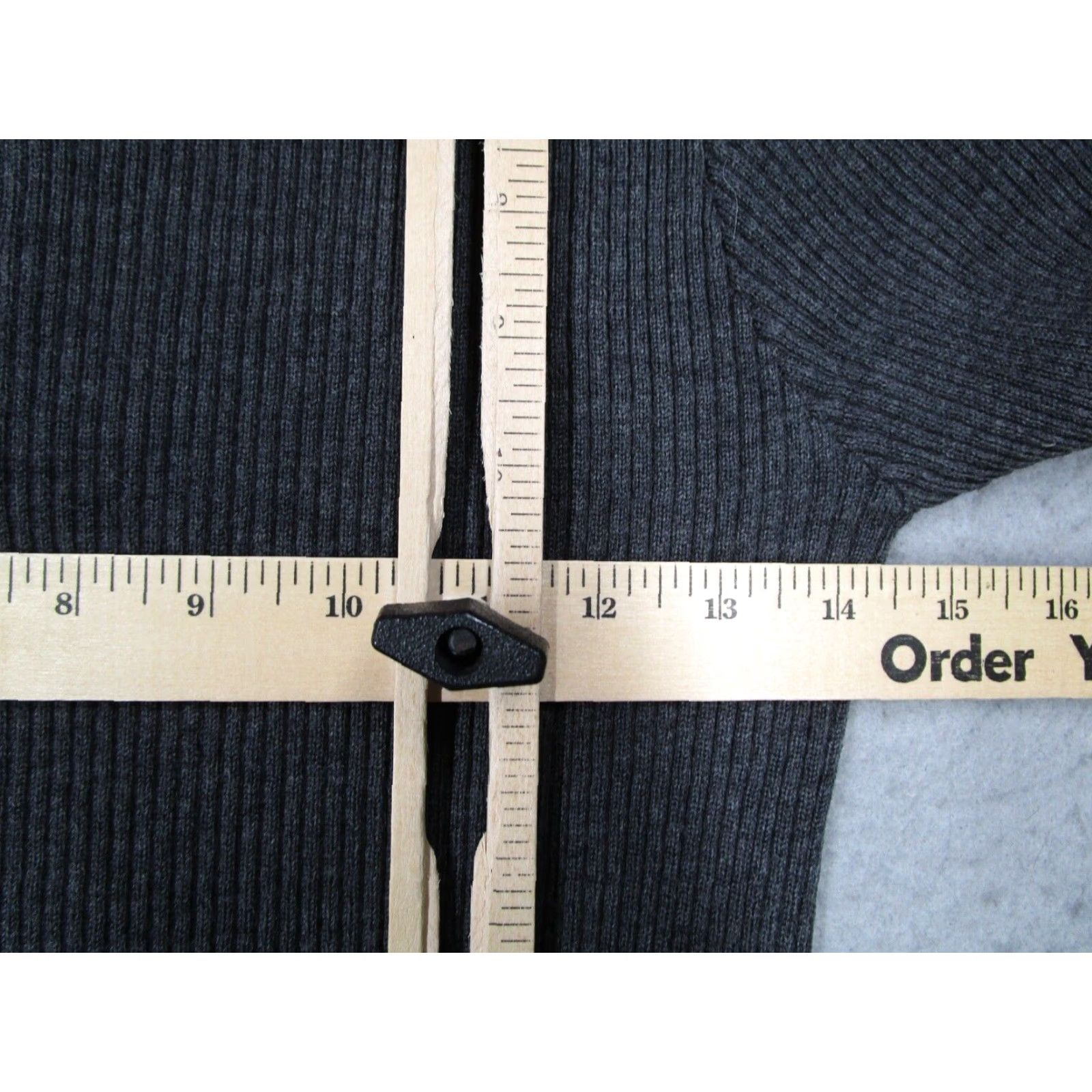 Johnston & Murphy VINTAGE Johnston & Murphy Merino Wool 1/4 Zip Pullover Sweater Mens Medium Gray Size US M / EU 48-50 / 2 - 5 Thumbnail
