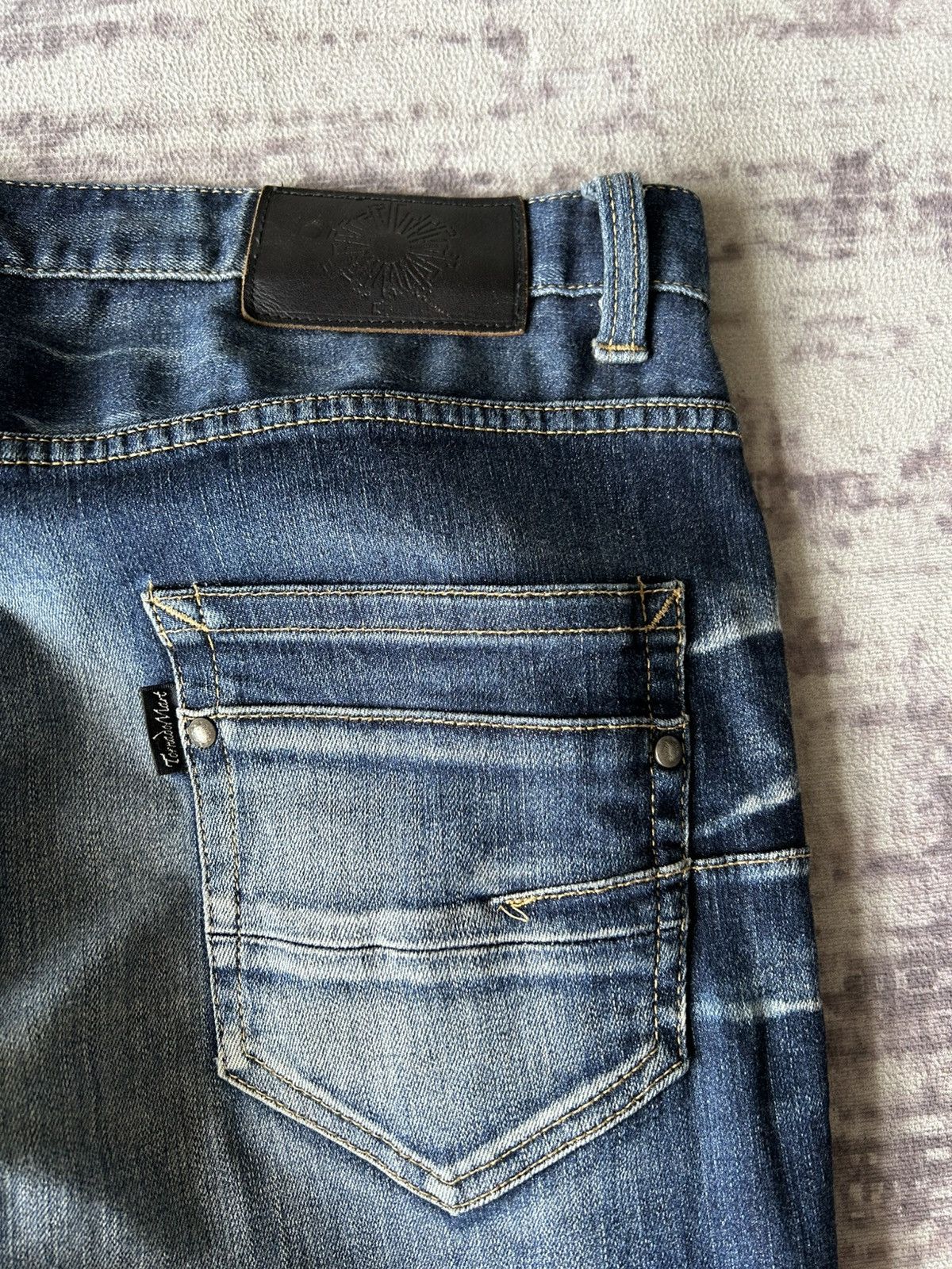 Tornado Mart Tornado Mart Mudwash Flared Jeans Size US 34 / EU 50 - 11 Thumbnail