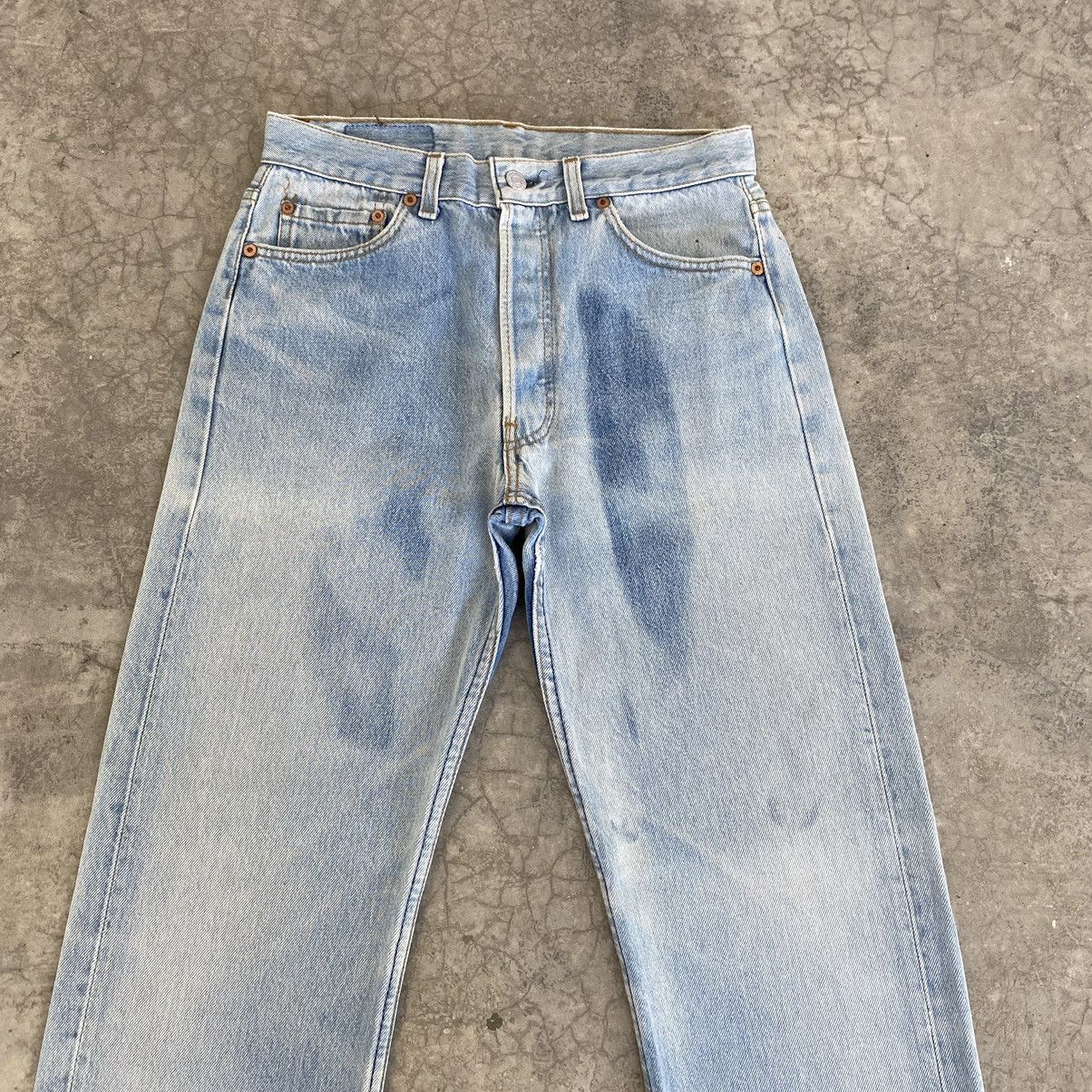 Levi's Vintage Late 80’s Levis 501 Faded Blue Jeans Size US 29 - 9 Thumbnail