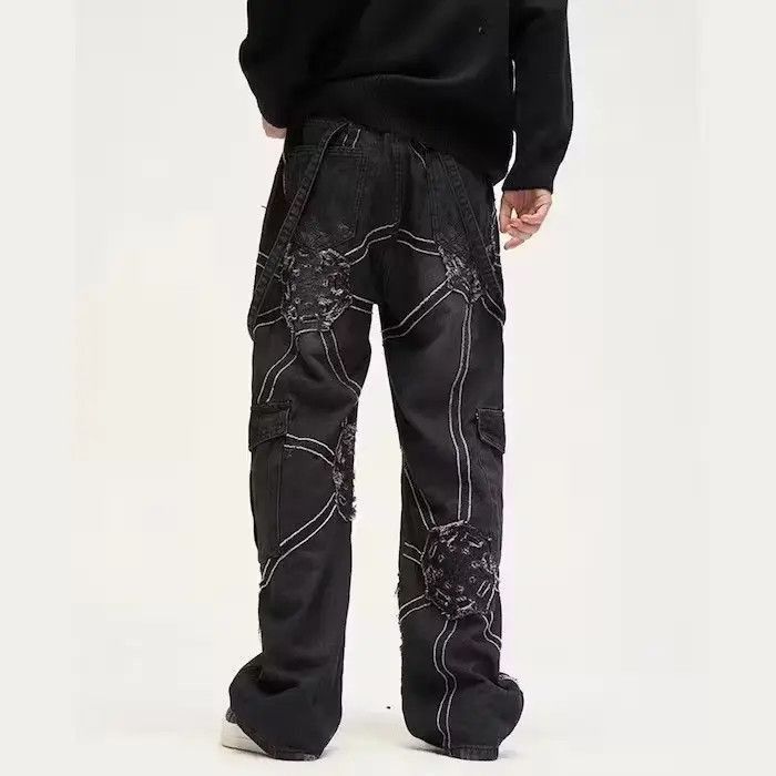 Japanese Brand Galaxy Patch Denim Pant Size US 32 / EU 48 - 4 Thumbnail