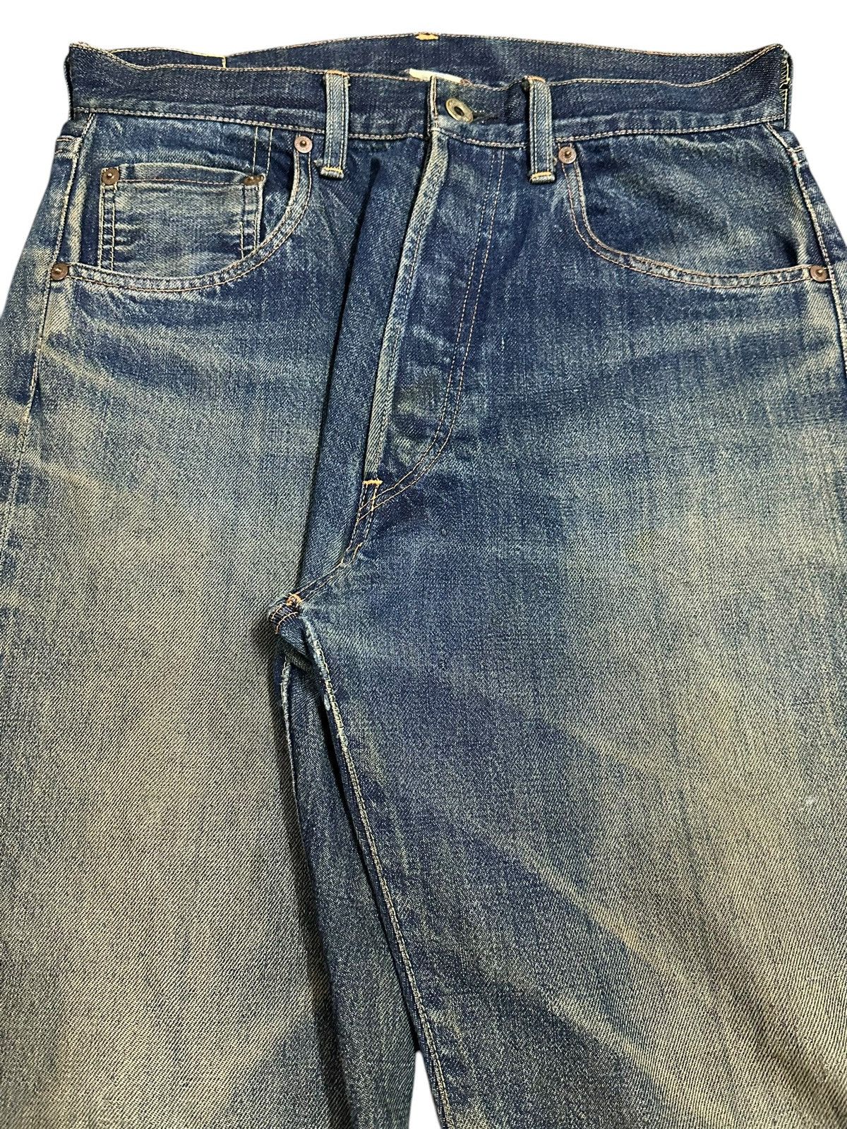 Japanese Brand Vintage Japan Post O’All Selvedge Mud Wash Style Jeans Size US 30 / EU 46 - 4 Thumbnail