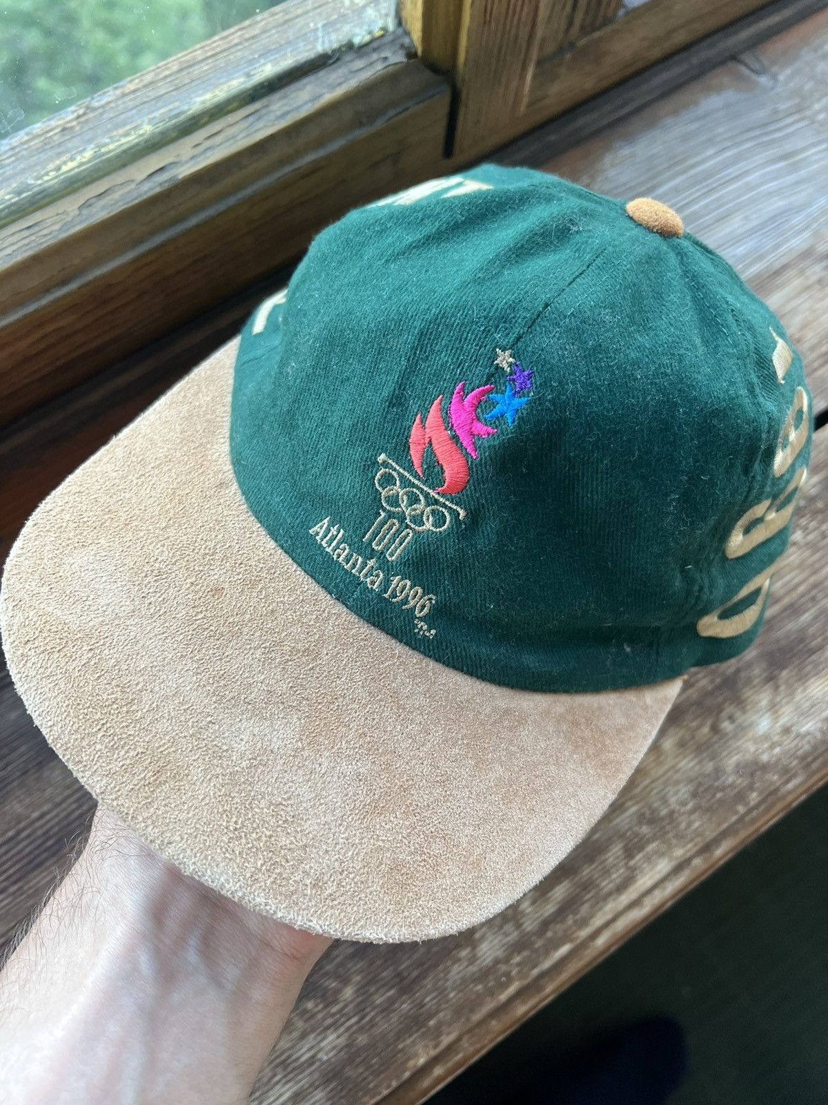 USA Olympics Vintage Olympics Games Collection Atlanta 1996 Snapback Cap Size ONE SIZE - 4 Thumbnail