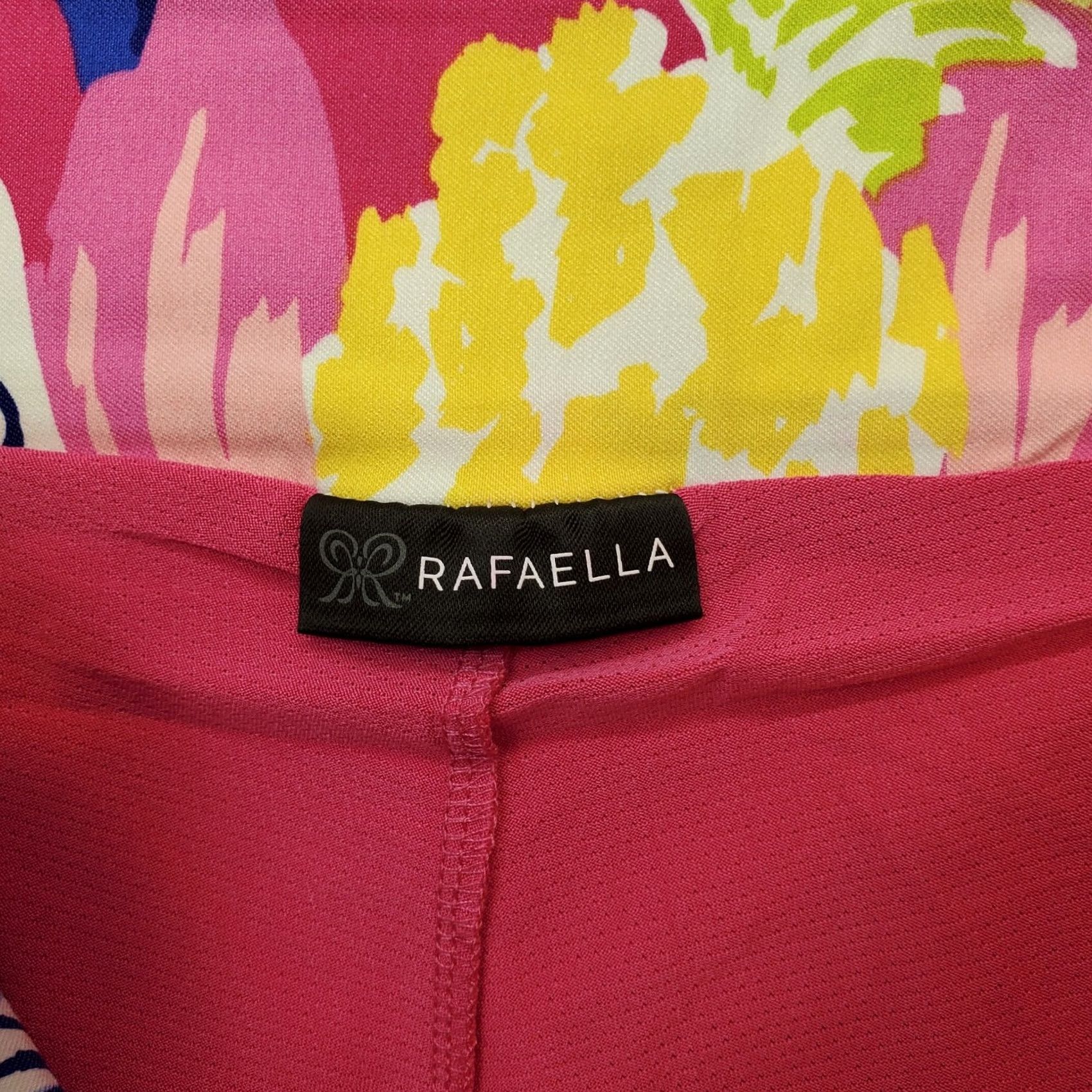 Vintage Rafaella Golf Skort Women S Multi Tropical Elastic Waist Pull On Size ONE SIZE - 6 Thumbnail