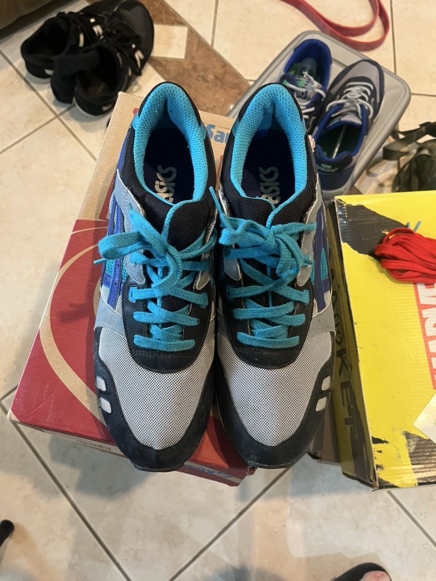 Asics Asics GL3 Blueberry Mens Running Sneakers Size 11.5 Size US 11.5 / EU 44-45 - 3 Thumbnail