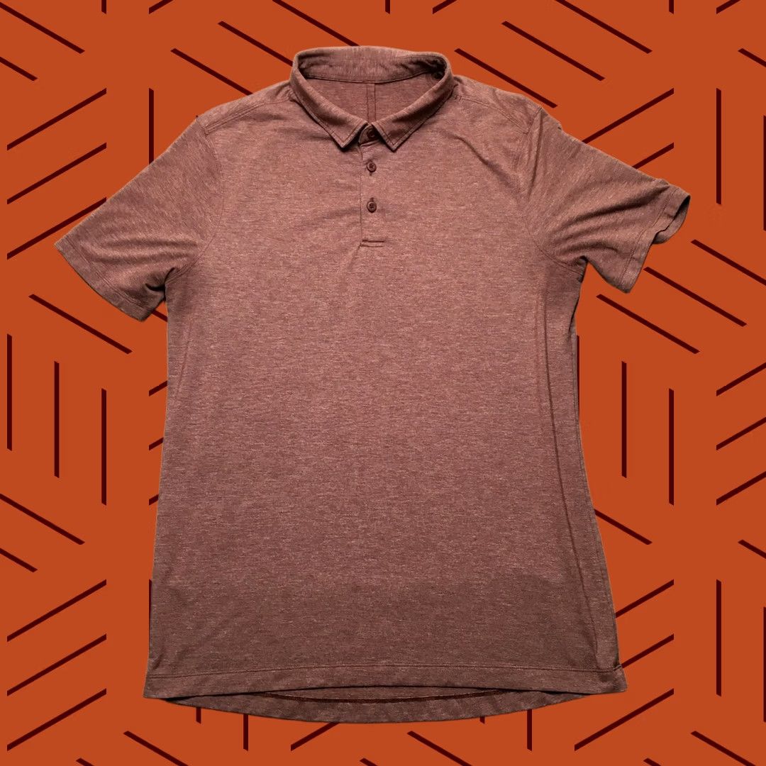 Lululemon Lululemon Evolution Polo Shirt Mens L Brown Heathered Lightweight Casual Polo Shirt Mens L Brown Heathered Evolution Size US L / EU 52-54 / 3 - 1 Thumbnail