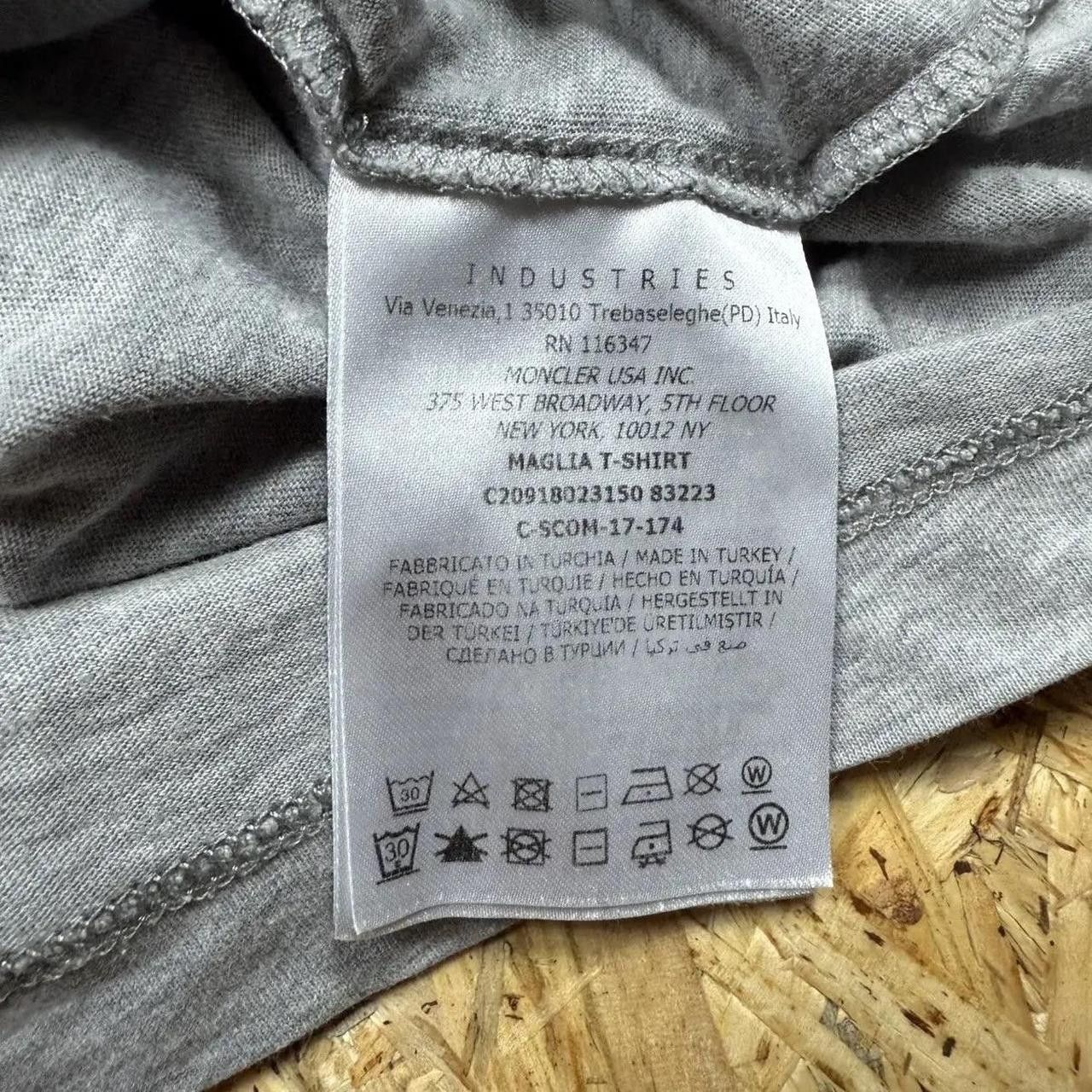 Moncler Moncler Logo Shirt Grey Size US L / EU 52-54 / 3 - 3 Thumbnail