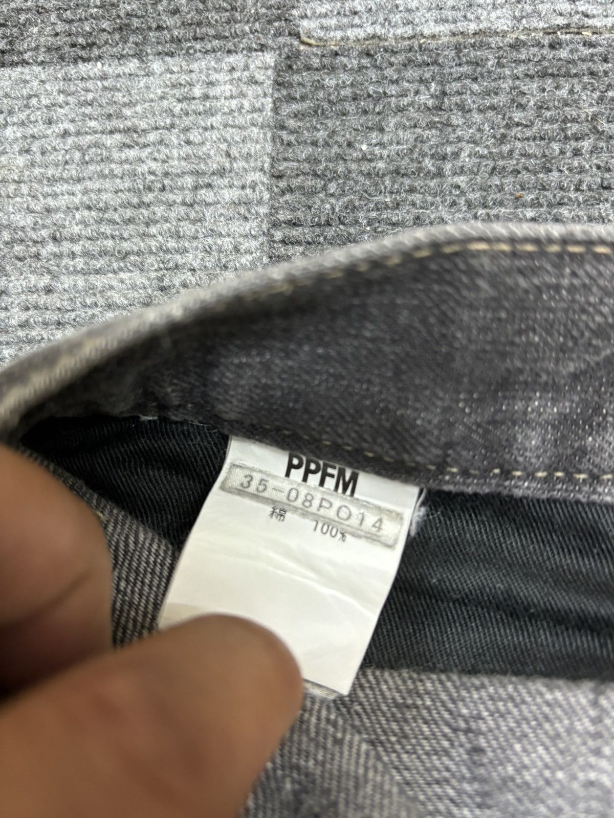 Japanese Brand 💥ONE ON GRAILED💥ARCHIVAL RARE PPFM CHAOS PAINT DENIM F457 Size US 32 / EU 48 - 22 Thumbnail