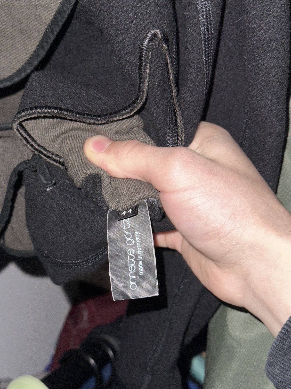 Annette Gortz × If Six Was Nine Annette Görtz Avant Wool Designer Jacket Germany Size M / US 6-8 / IT 42-44 - 10 Thumbnail