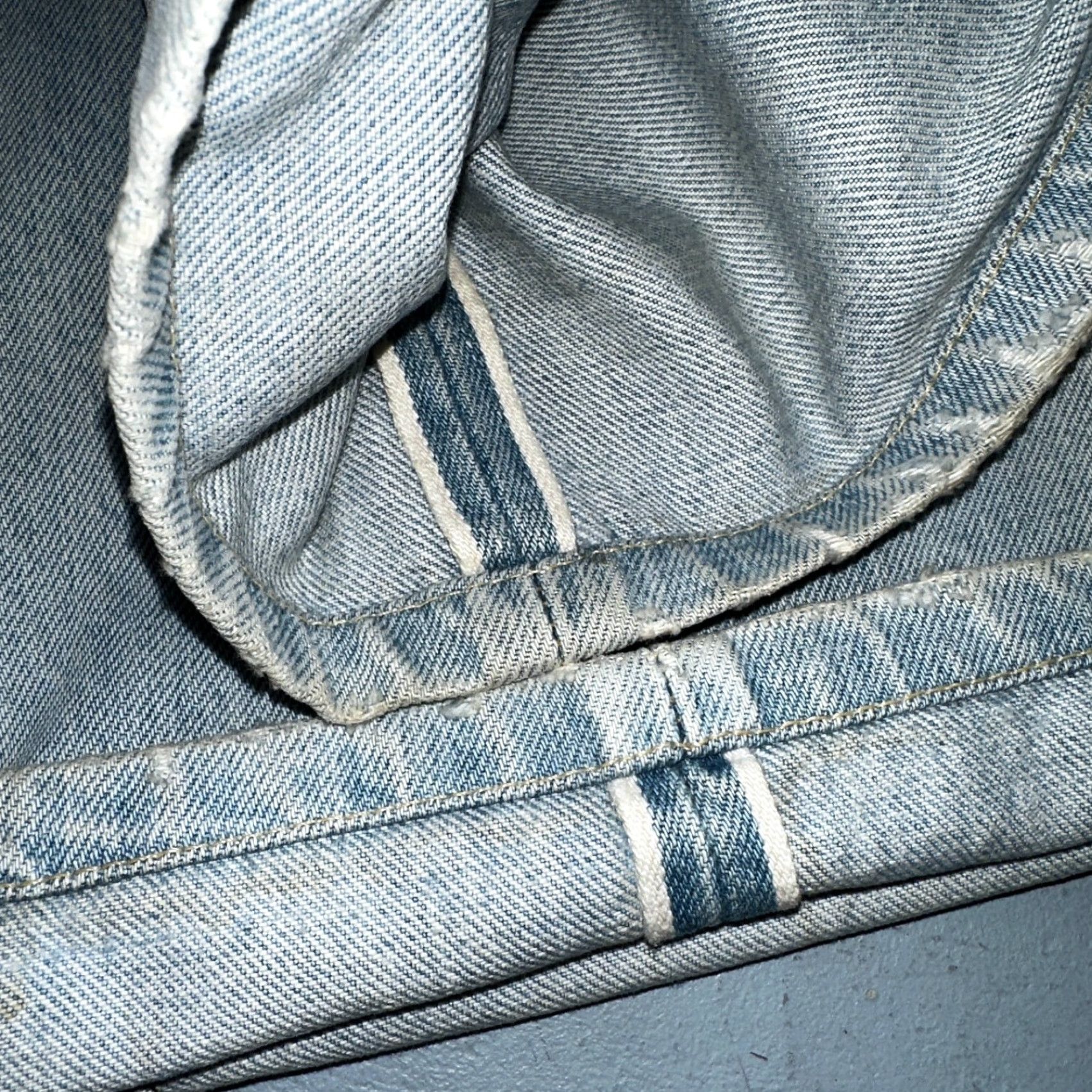 Levi's Levi's 501 XX Jeans Vintage 80s Light Wash USA Denim Classic Straight Men 29x30 Blue Distressed Size US 29 - 4 Thumbnail
