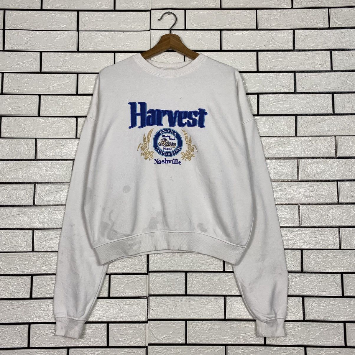 Japanese Brand 📌Vintage Sweatshirt Moussy Harvest Nashville Big Logo Size US M / EU 48-50 / 2 - 2 Thumbnail