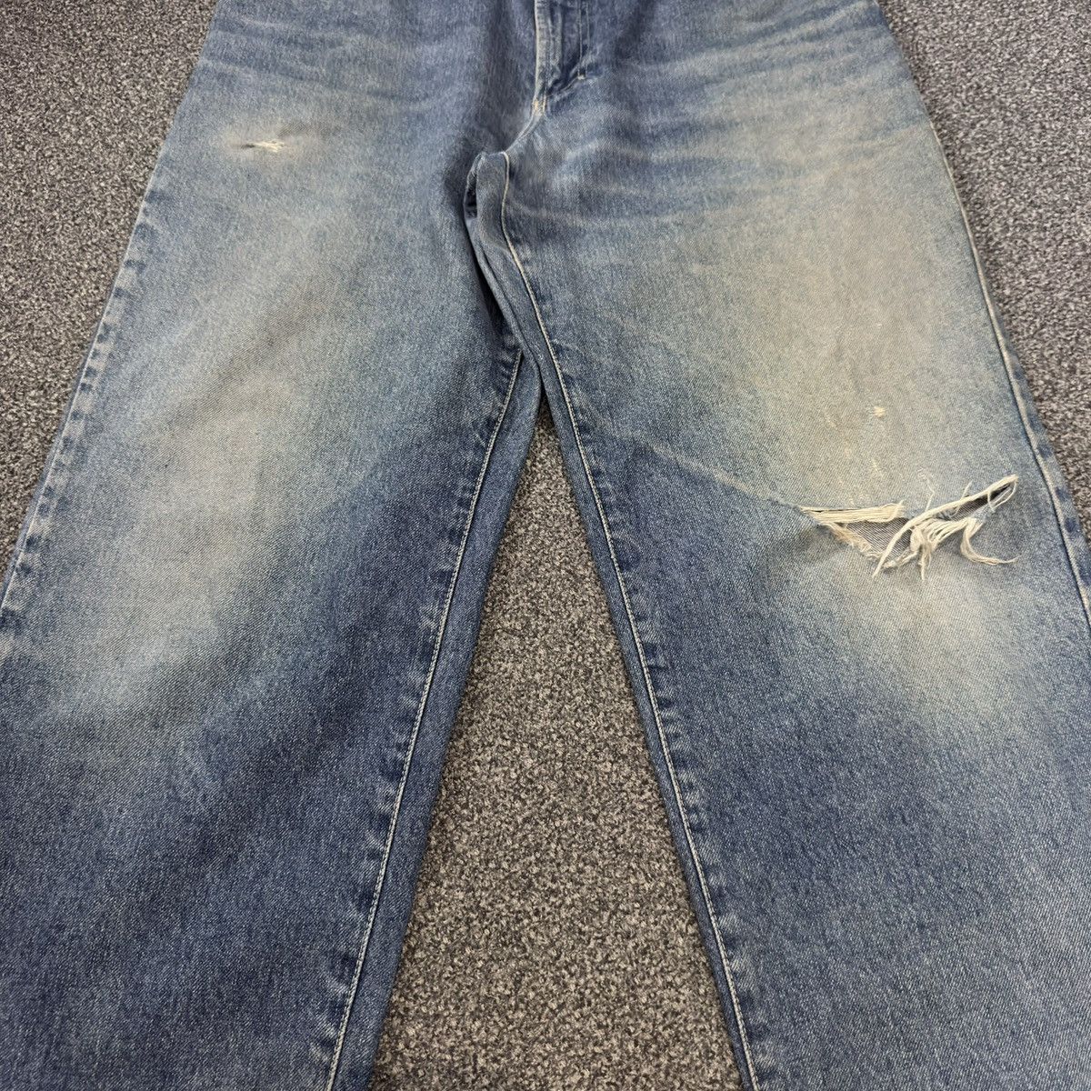 Versace Jeans Couture Vintage 90s Baggy Fit Versace Heavy Fade Denim Made in Italy Size US 34 / EU 50 - 5 Thumbnail