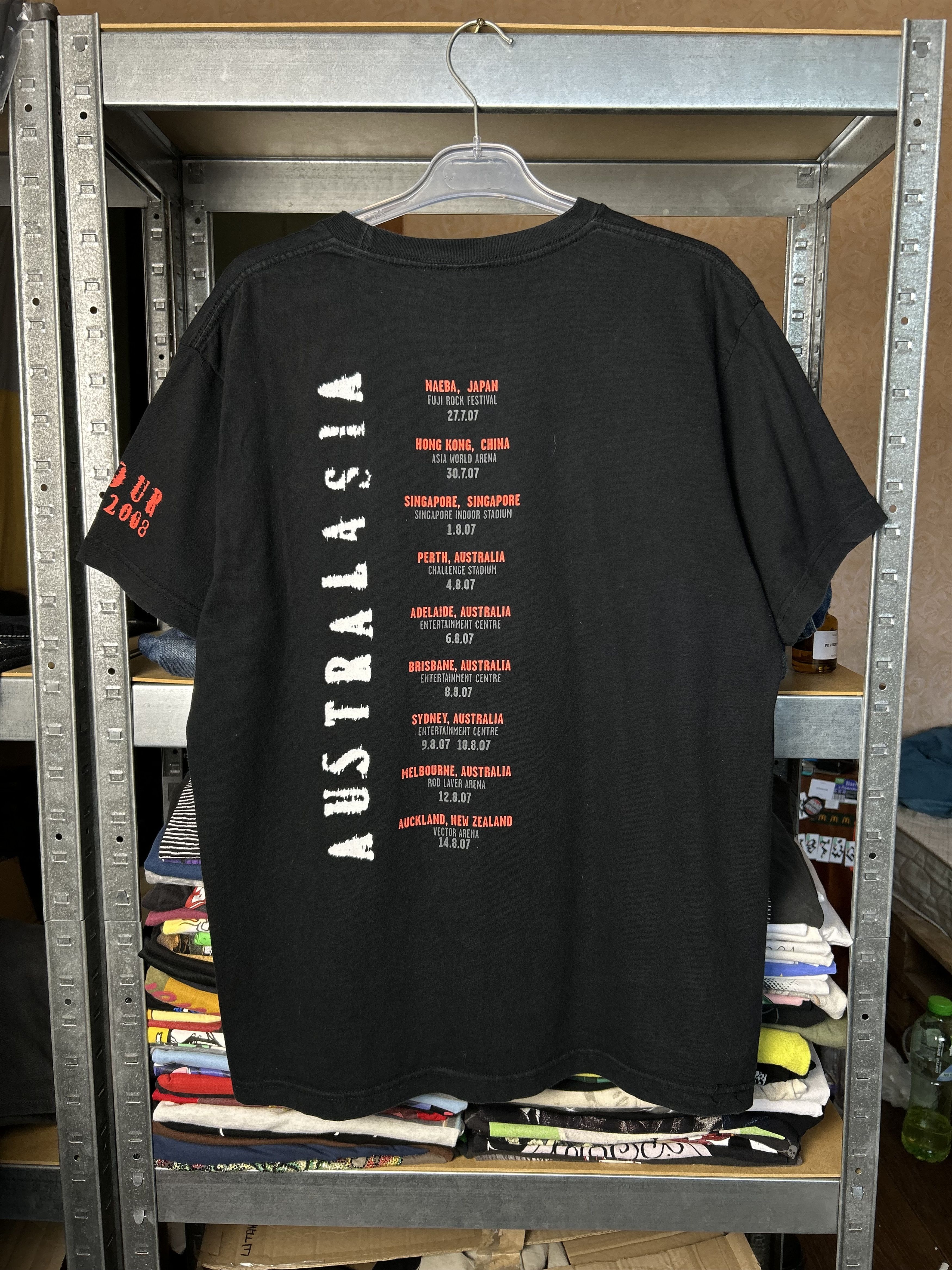 Band Tees Vintage 2007 The Cure Rock Band Australasia Tour T-shirt Size US L / EU 52-54 / 3 - 2 Thumbnail