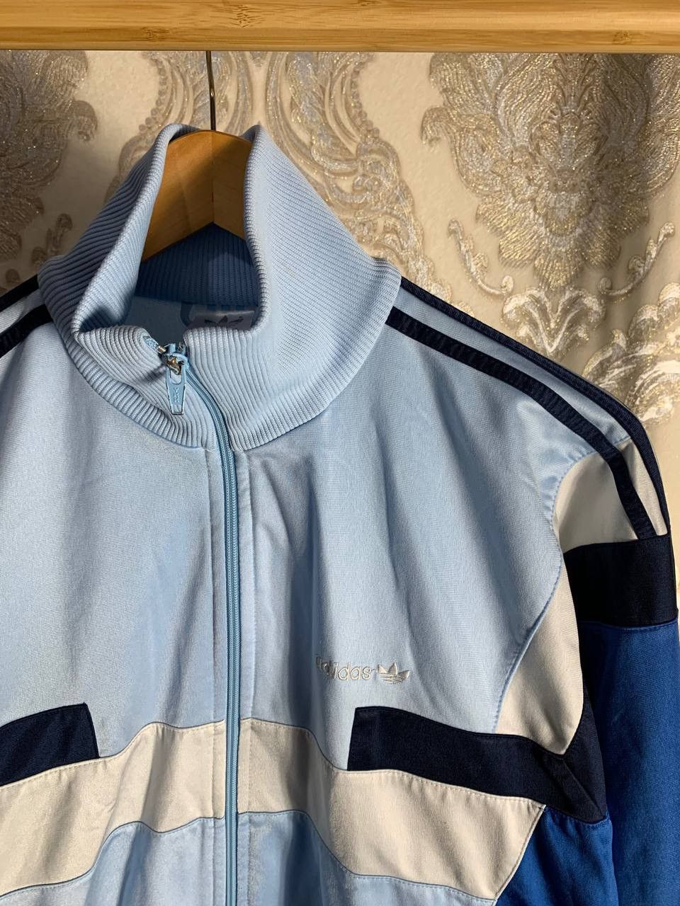 Vintage Adidas Track Jacket Zip Up Y2K Black Womens M Medium