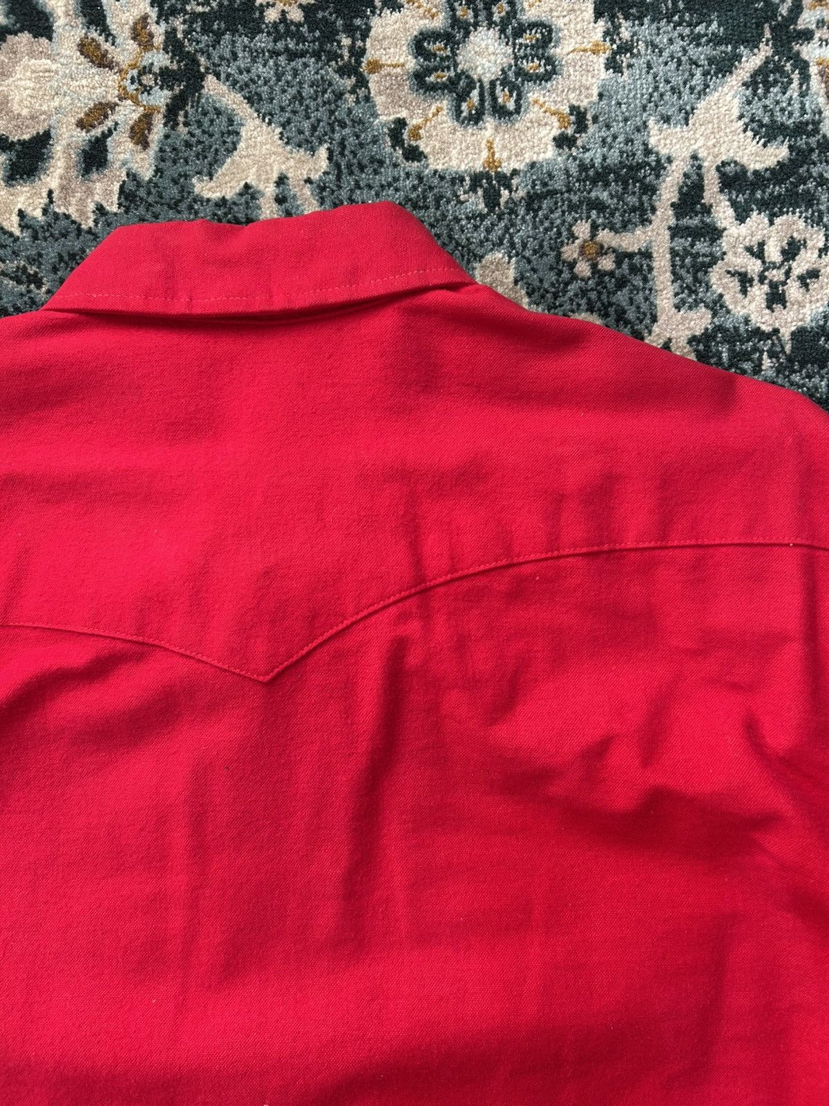 Wrangler Wrangler Red Western Snap Shirt USA Made 70s–80s M Rare Size US M / EU 48-50 / 2 - 5 Thumbnail