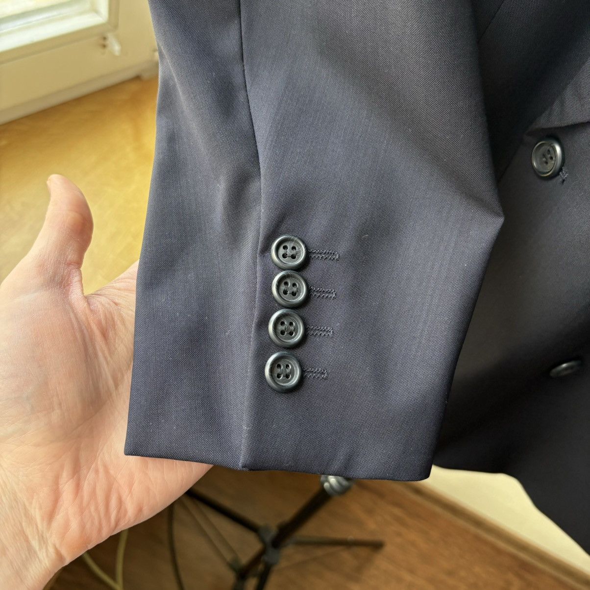 Ermenegildo Zegna Ermenegildo Zegna Double Side Jacket Luxury Black M Vintage Size 40R - 7 Thumbnail
