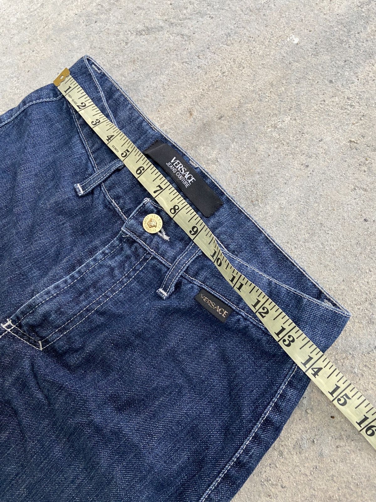 Designer × Versace Jeans Couture × Vintage Distressed Versace Jeans Counture Size US 28 / EU 44 - 4 Thumbnail