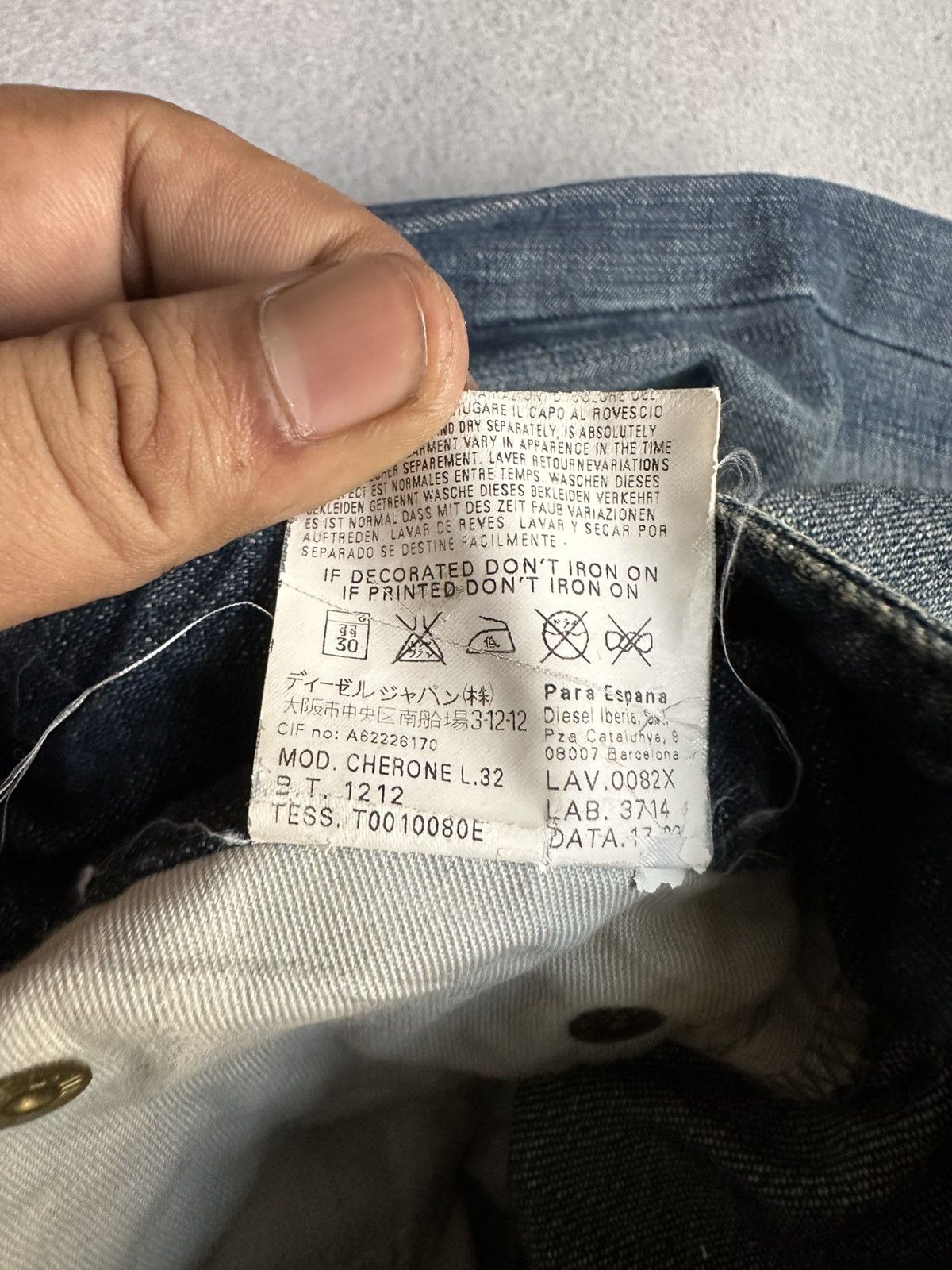 Diesel FLARE Diesel Low Rise Denim Size US 30 / EU 46 - 16 Thumbnail