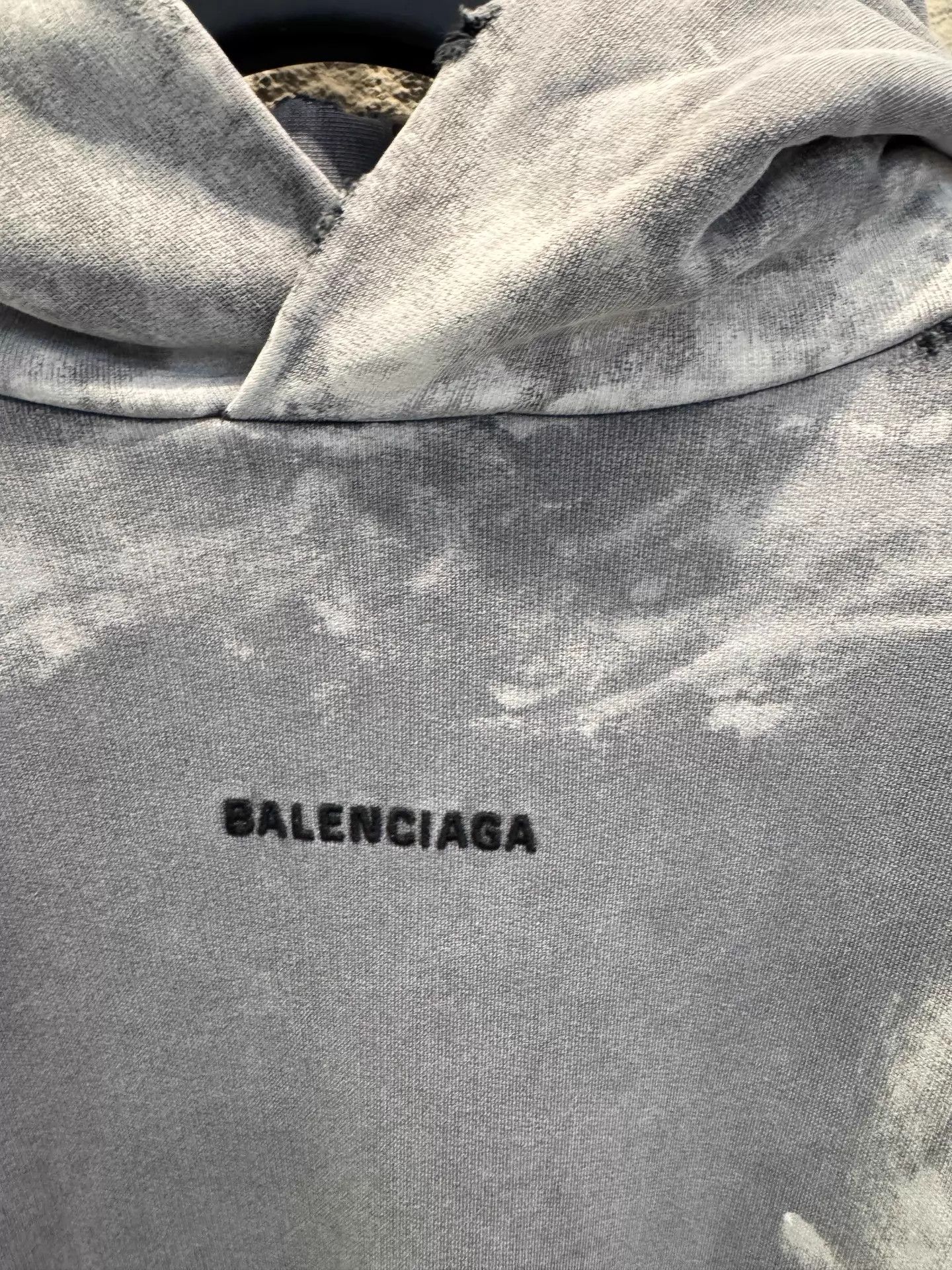 Balenciaga Balenciaga 25 Men's Gray Long Sleeve Hoodie Logo Print L Size US L / EU 52-54 / 3 - 2 Thumbnail