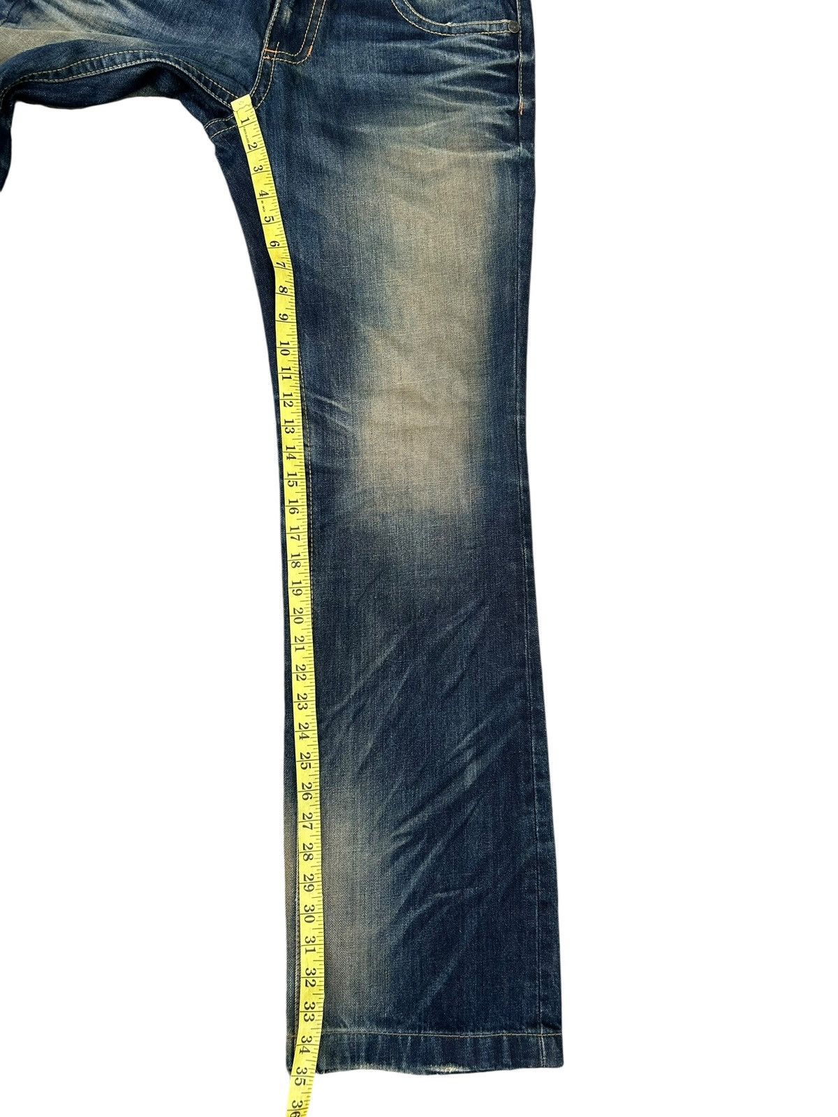 If Six Was Nine Lolita Buckle Back Japanese Brand Distressed Denim Jeans Size US 34 / EU 50 - 18 Thumbnail