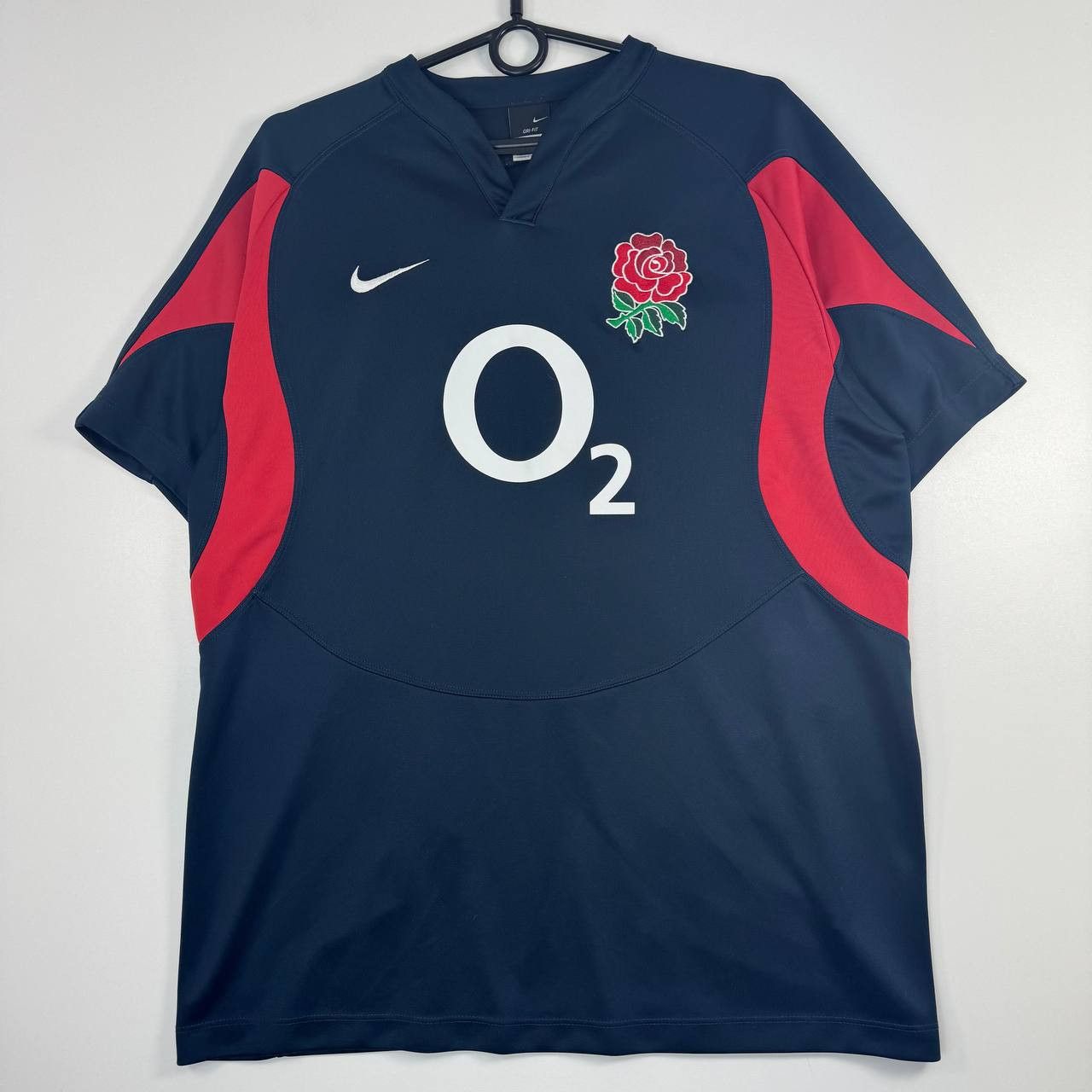 Nike Nike England Rugby Union O2 Jersey CA#05553 Mens Size L Size US L / EU 52-54 / 3 - 1 Thumbnail