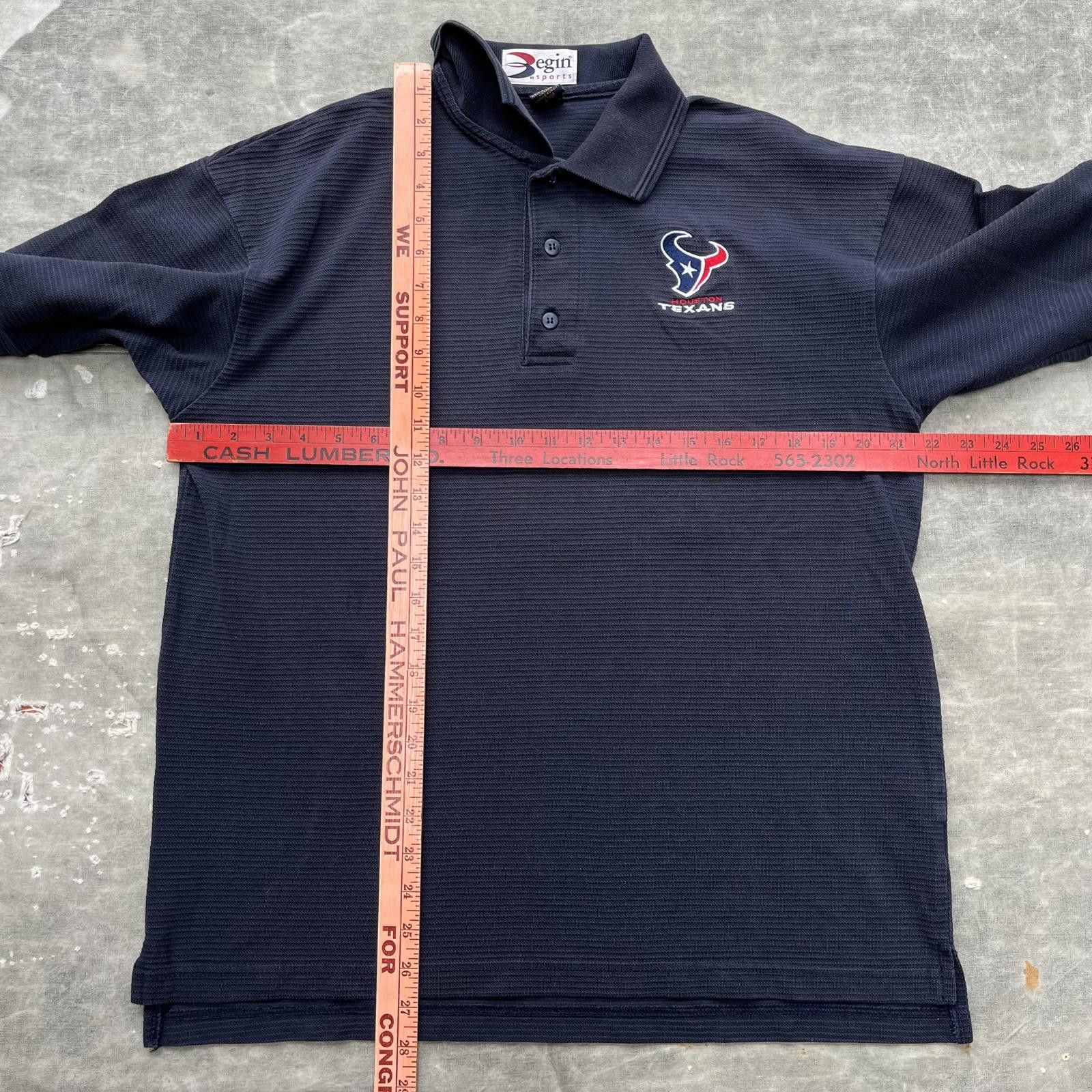 NFL × Vintage Vintage Y2K Houston Texans NFL Heavyweight Embroidered Polo Size US M / EU 48-50 / 2 - 3 Thumbnail