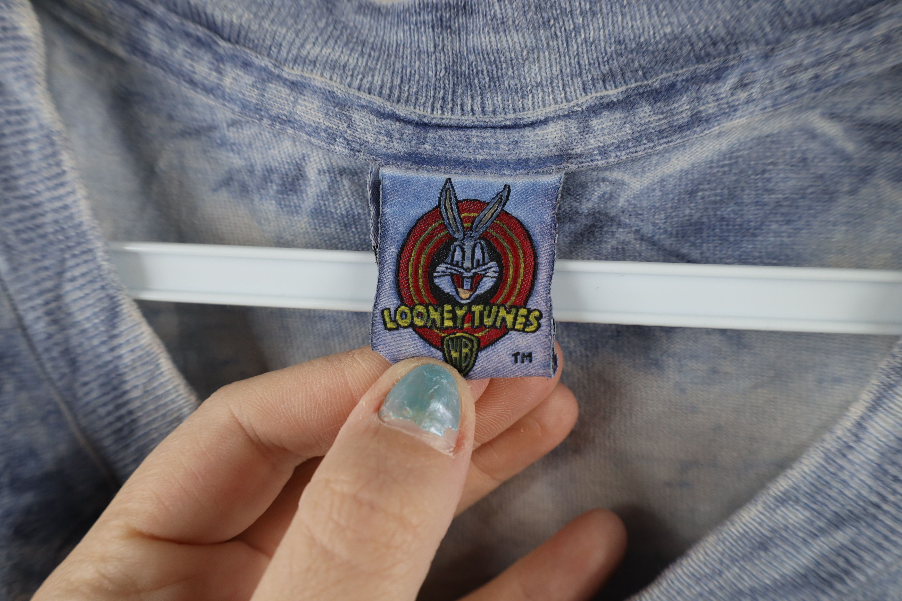 Vintage Vintage 90s Looney Tunes Wash Taz Tazmanian Devil T-Shirt Size US L / EU 52-54 / 3 - 5 Thumbnail