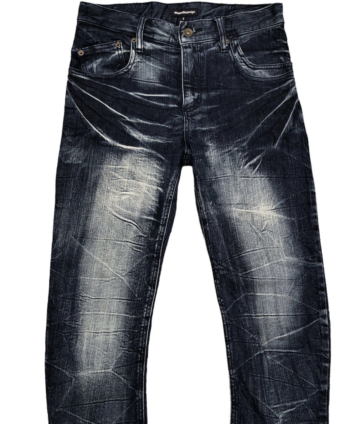 semanticdesign Semantic Design acid wash j cut denim pants Size US 30 / EU 46 - 3 Thumbnail