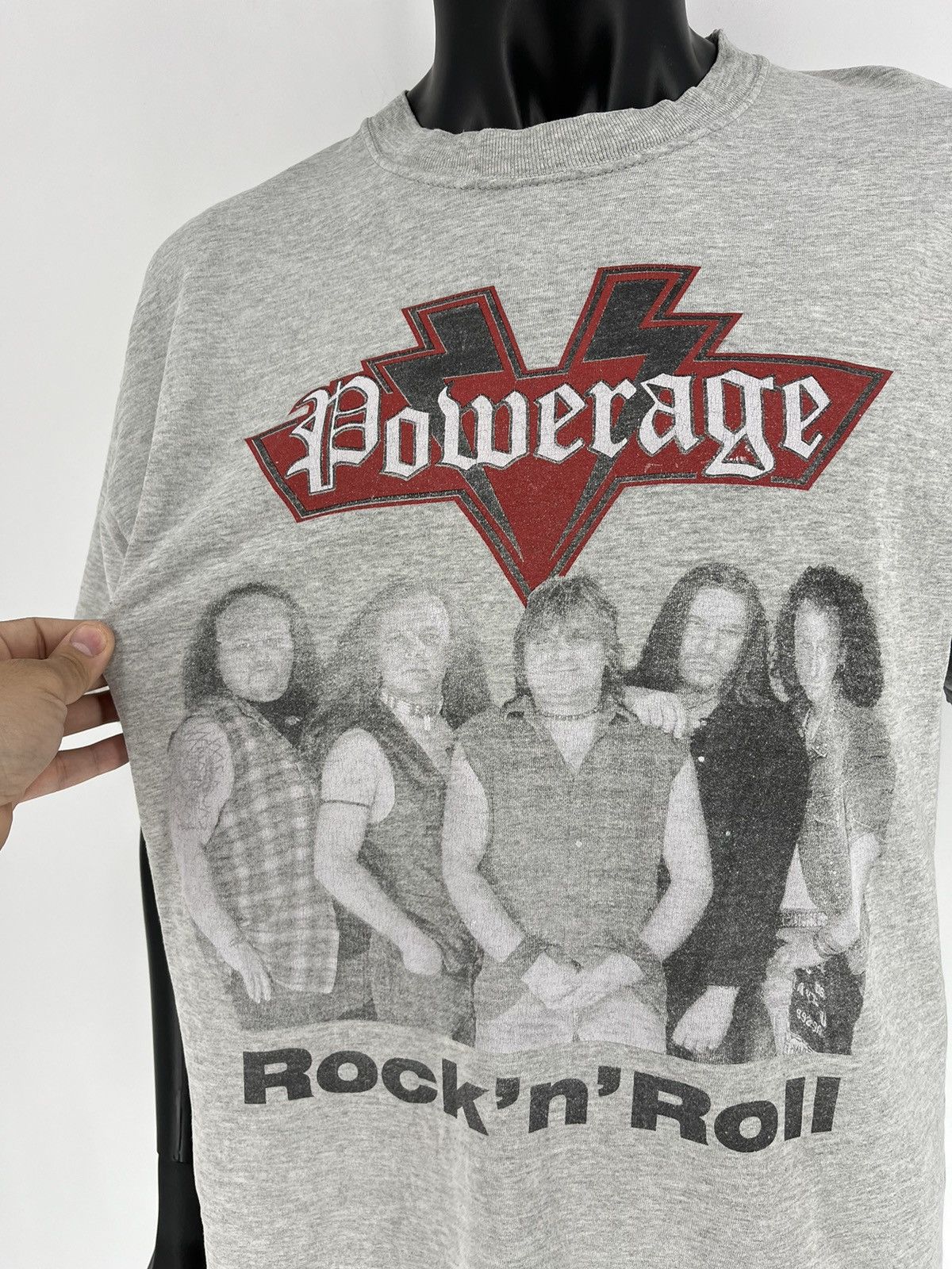 Band Tees × Vintage Vintage 90s AC/DC Powerage Tshirt Big Logo Band Tee Size US XL / EU 56 / 4 - 5 Thumbnail