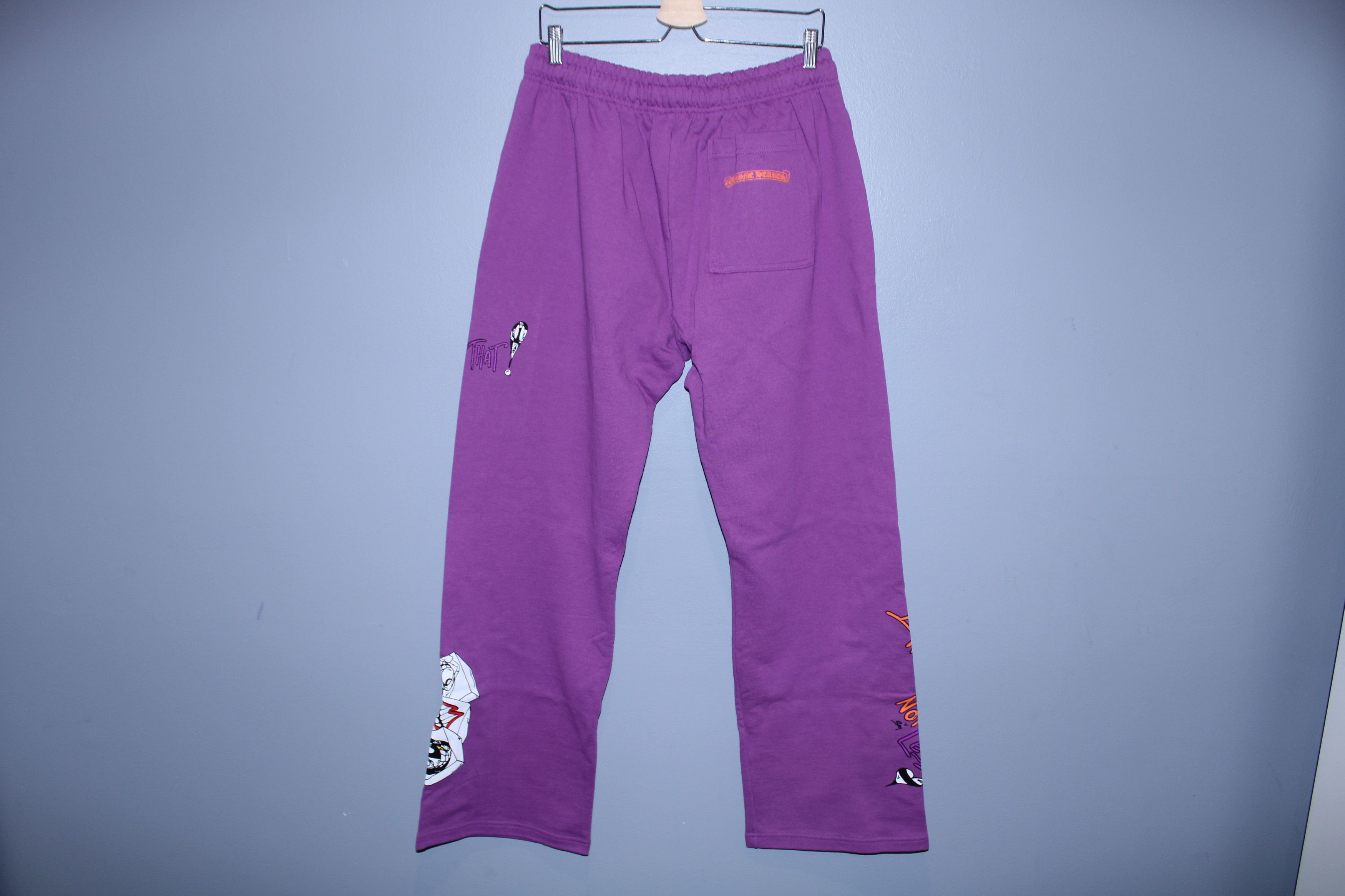 Chrome Hearts Chrome Hearts Purple Matty Boy Sweatpants Size US 36 / EU 52 - 2 Thumbnail