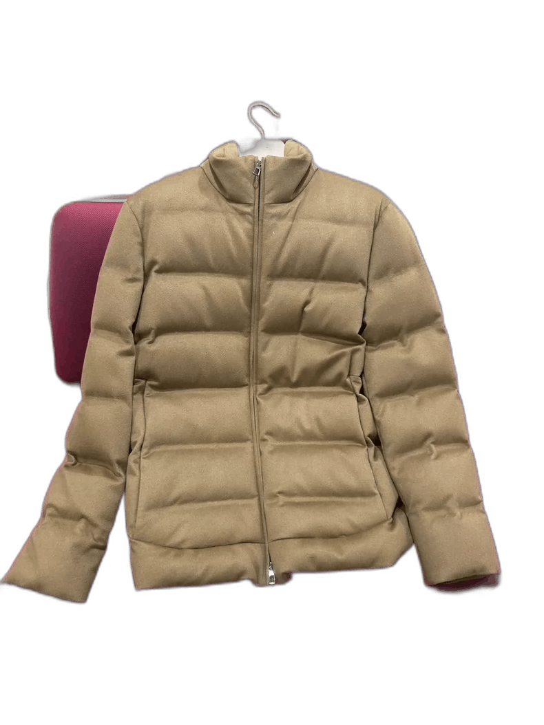 Loro Piana Loro Piana Men's Beige Down Jacket- Size US L / EU 52-54 / 3 - 1 Thumbnail