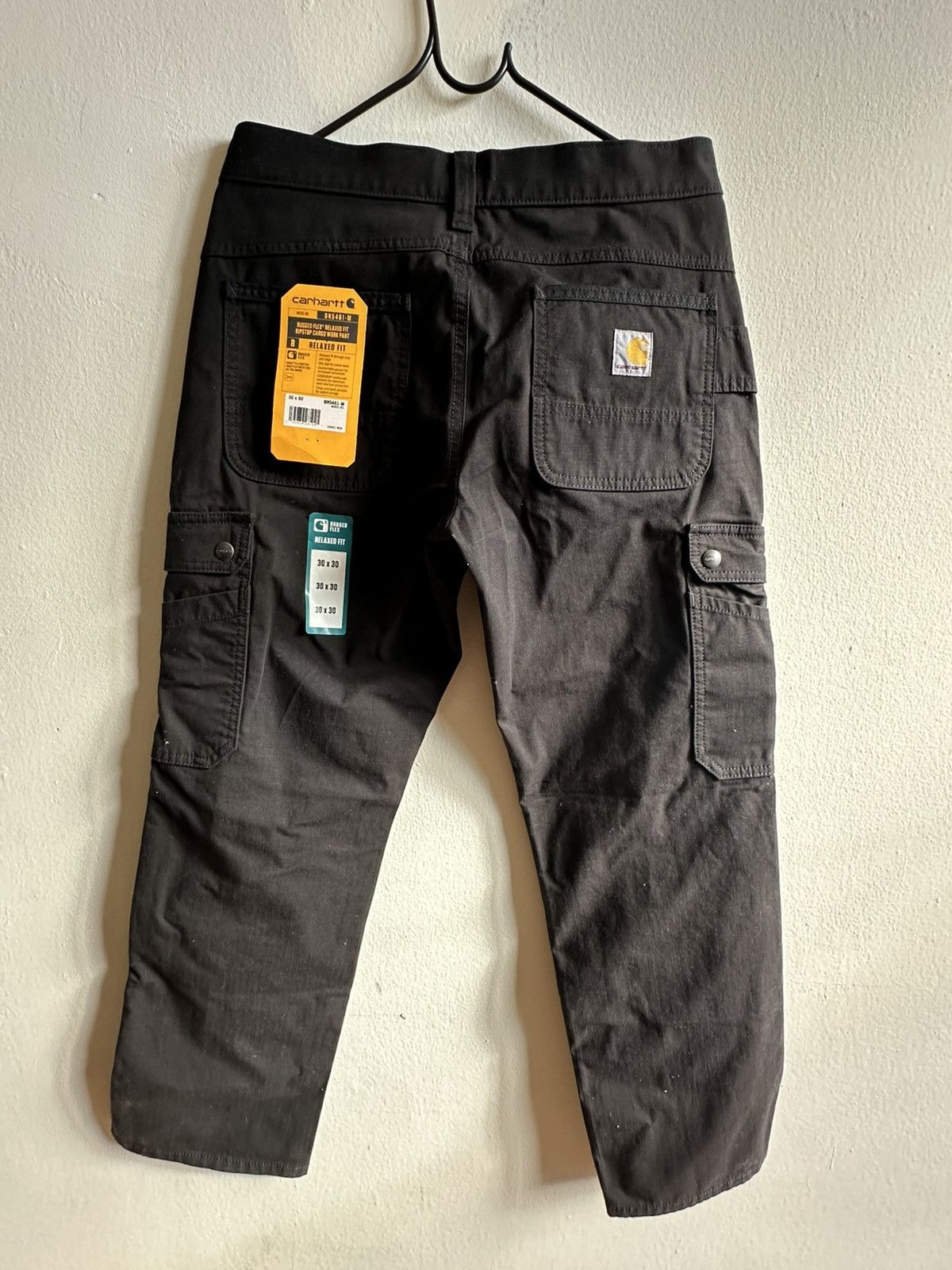 Carhartt Carhartt Black Cargo Work Pants Size US 30 / EU 46 - 2 Thumbnail