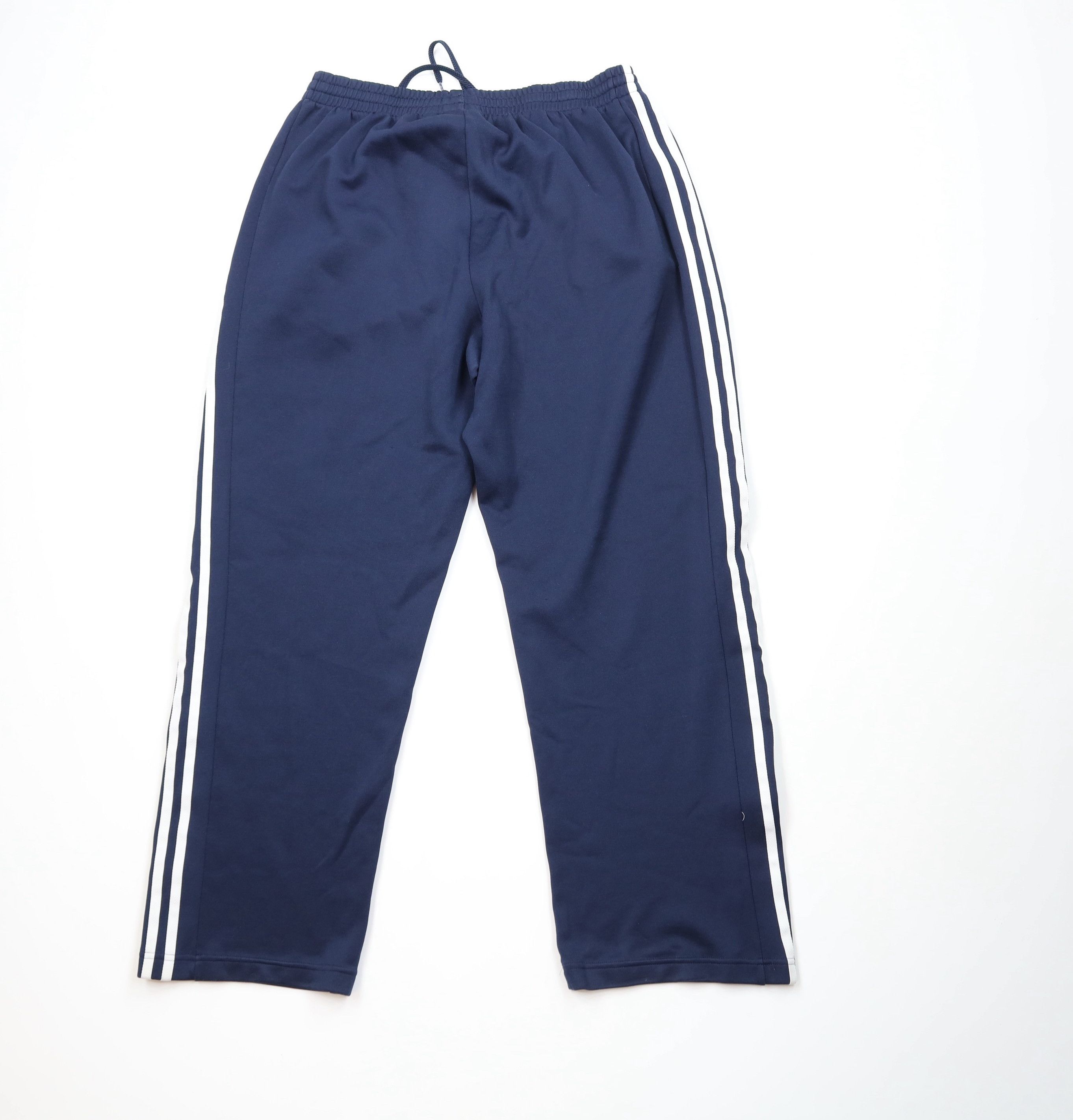 Adidas Vintage Y2K Adidas Striped Wide Leg Sweatpants Pants Blue Size US 36 / EU 52 - 10 Thumbnail