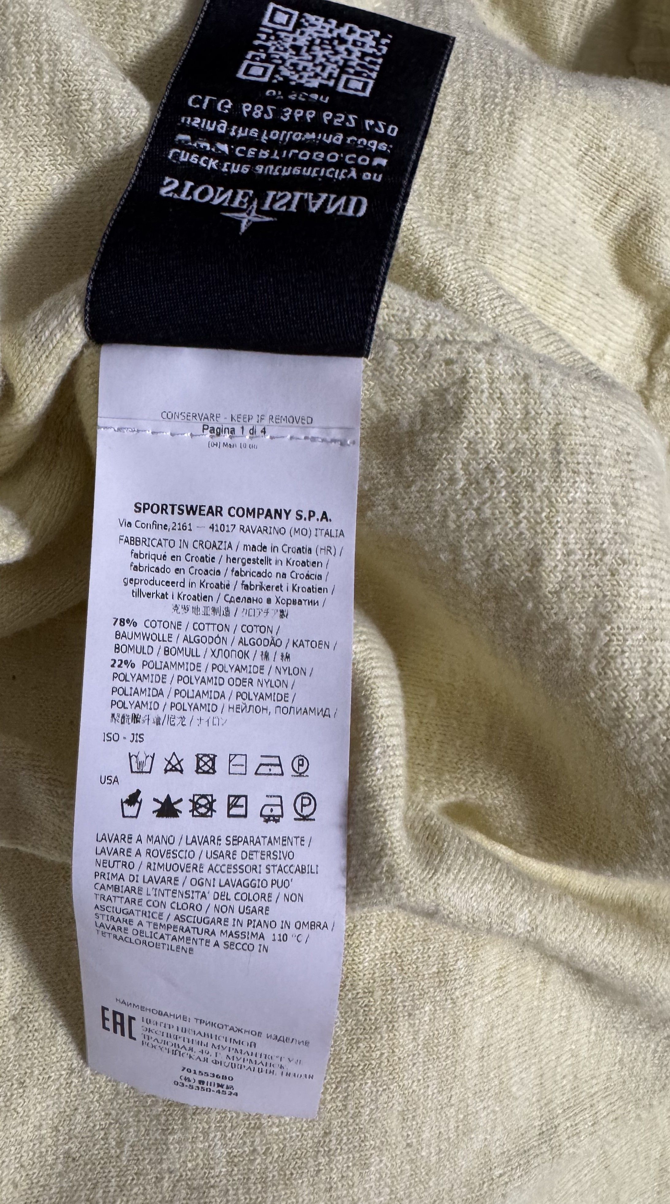 Stone Island Stone Island Hoodie Knitwear Zip-up Cardigan Lime jacket Size US XL / EU 56 / 4 - 9 Thumbnail