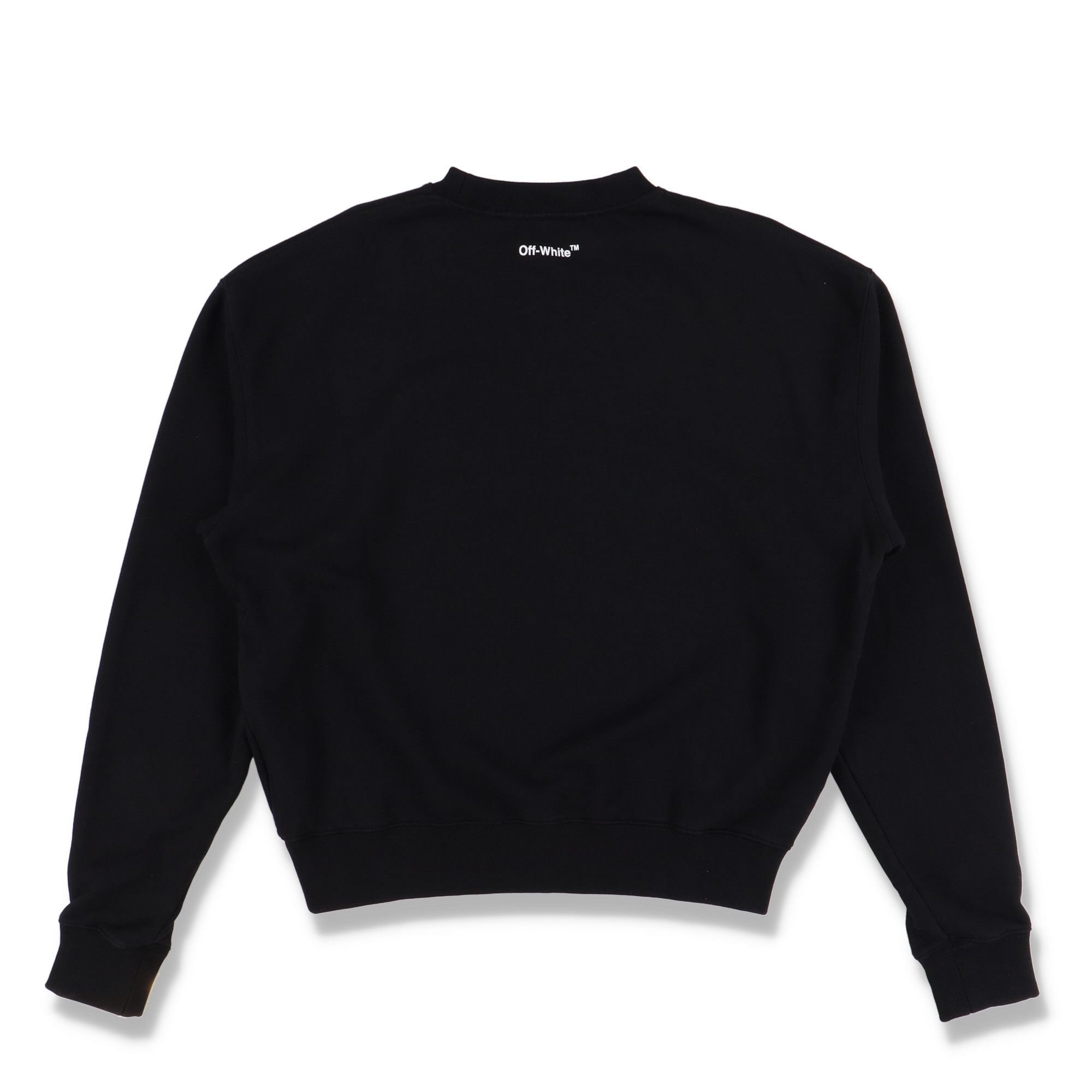 Off-White Black Mona Lisa Logo Oversized Sweatshirt Size XXS / US 00 / IT 34 - 7 Thumbnail