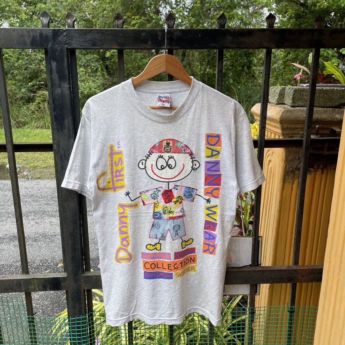 Vintage 🔥Vintage 90s Danny First Summer Spring Autumn Winter Tee Size US M / EU 48-50 / 2 - 1 Thumbnail