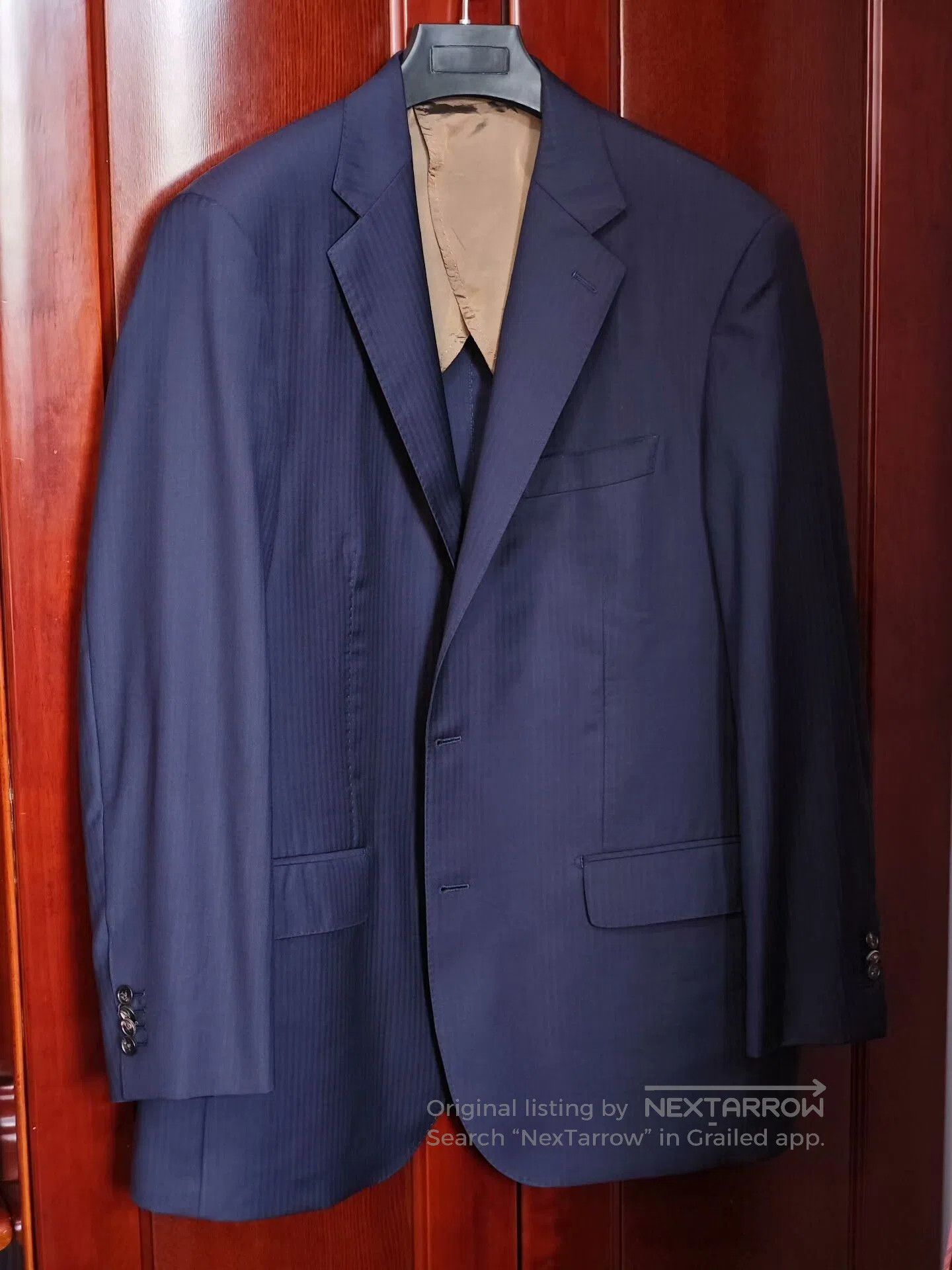 Ermenegildo Zegna Zegna Traveller Wool Suit Jacket. Size US XL / EU 56 / 4 - 1 Thumbnail