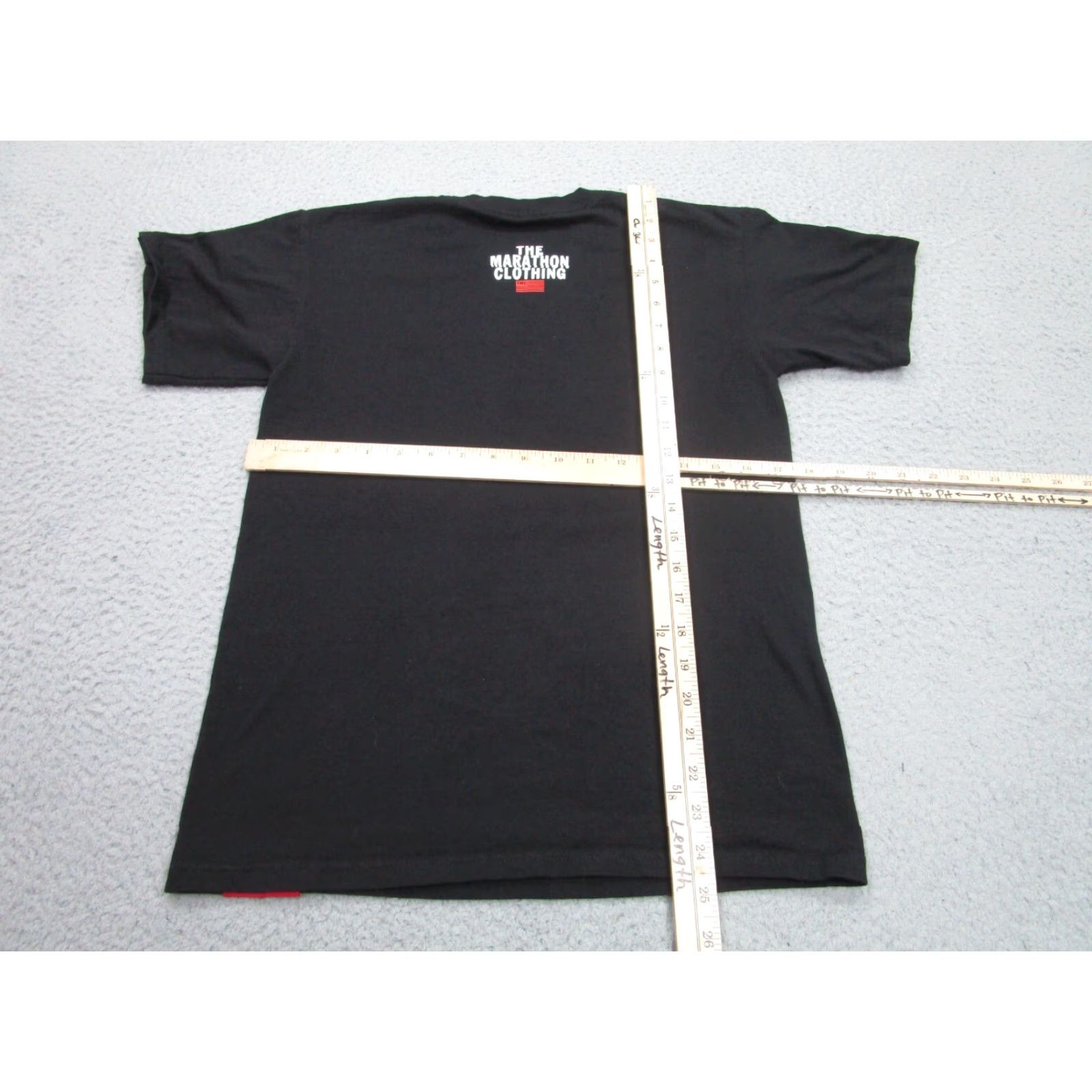 Vintage VINTAGE The Marathon Clothing Shirt Mens S Black Short Sleeve Hip Hop Adult Small Nipsey Size US S / EU 44-46 / 1 - 6 Thumbnail