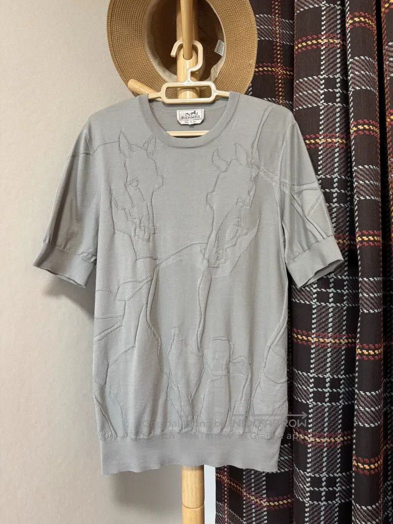Hermes Hermes Knitted short-sleeved shirt Size US XL / EU 56 / 4 - 1 Thumbnail