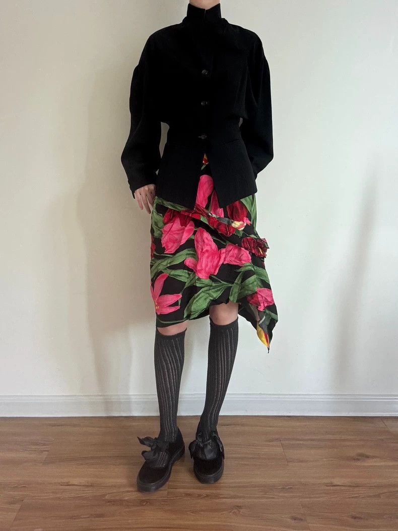 Comme des Garcons Comme des Garcons size S Flowers and Plants overskirt Size 22" - 1 Thumbnail