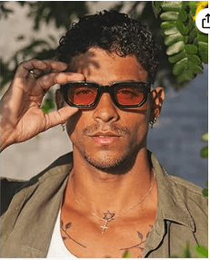 Other Retro Rectangle Sunglasses Y2K Streetwear Unisex Size ONE SIZE - 3 Thumbnail