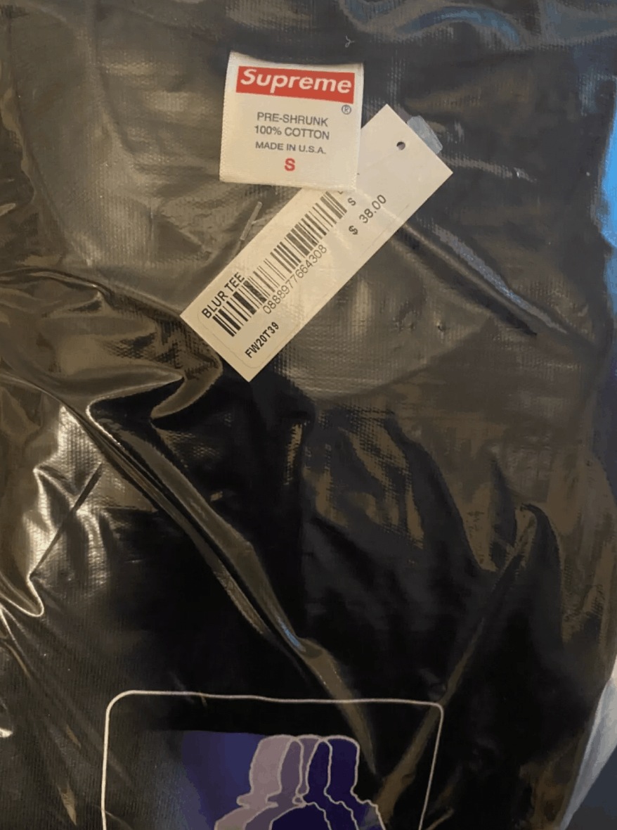 Supreme NWT Supreme Blur Tee - Black - Small Size US S / EU 44-46 / 1 - 1 Thumbnail