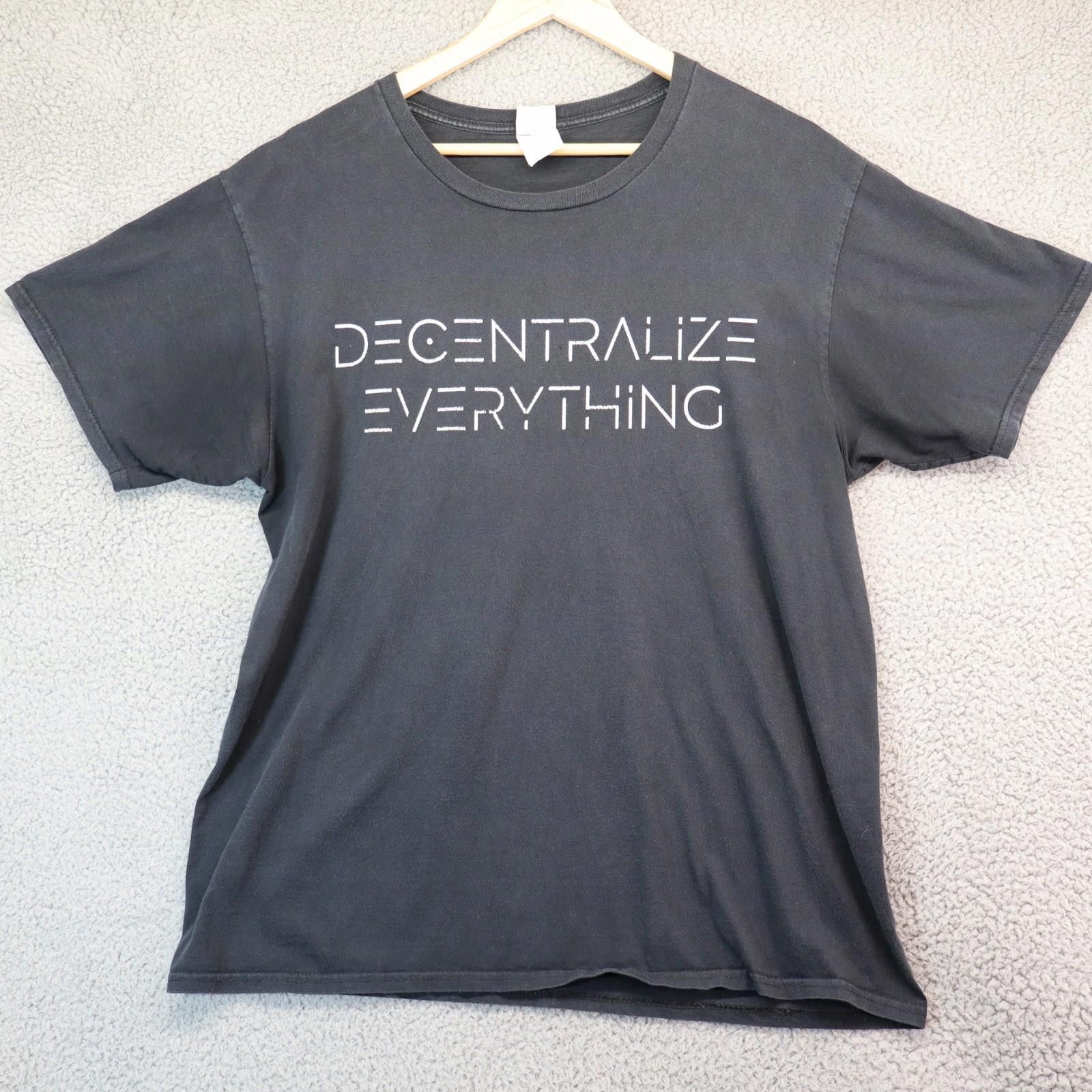 Other Decentralize Everything Original Shirt Large Black Distress Size US L / EU 52-54 / 3 - 2 Thumbnail