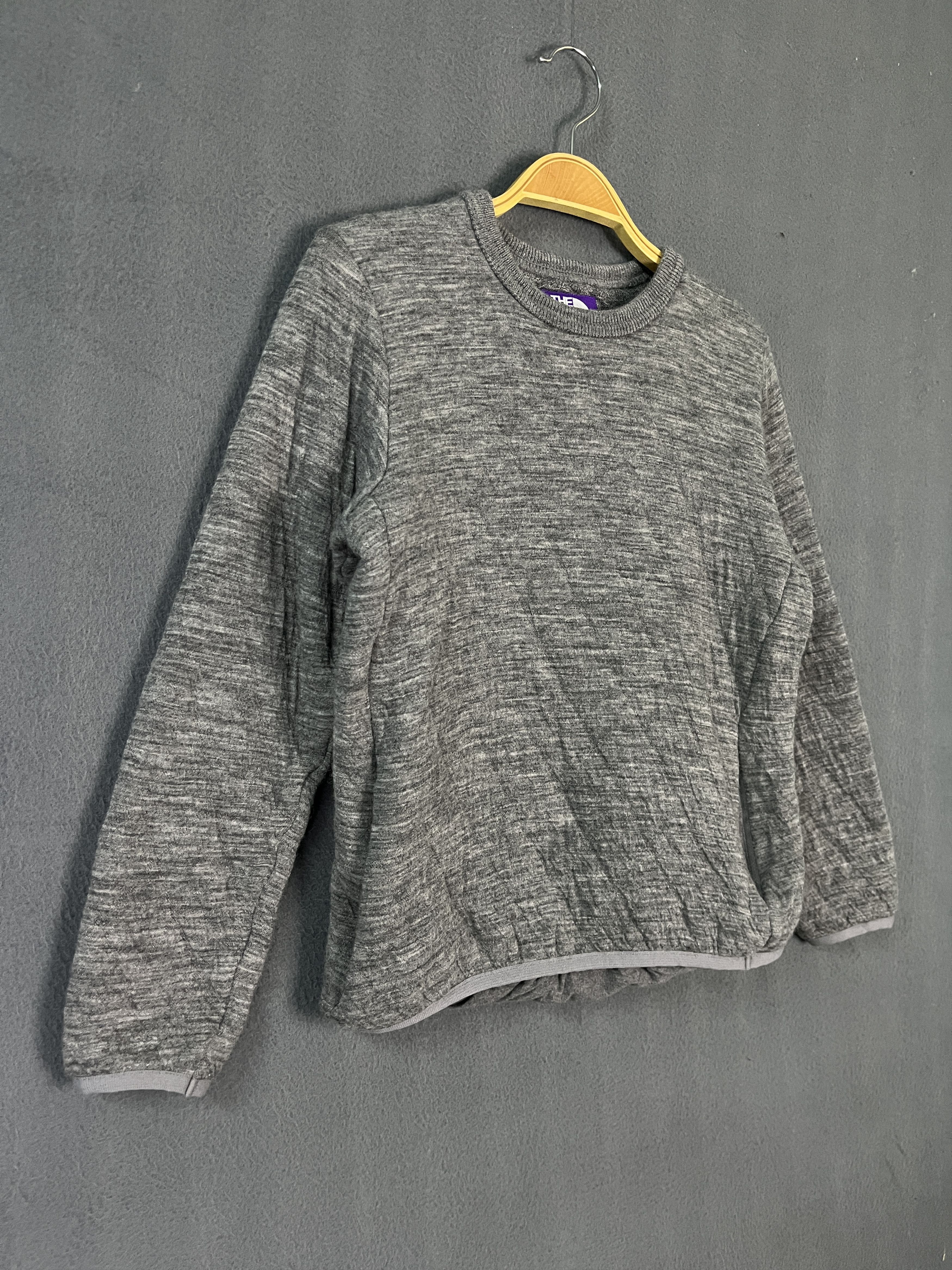 The North Face TNF Purple Label Pullover Made in Japan Sweater Grey Women S Size S / US 4 / IT 40 - 4 Thumbnail