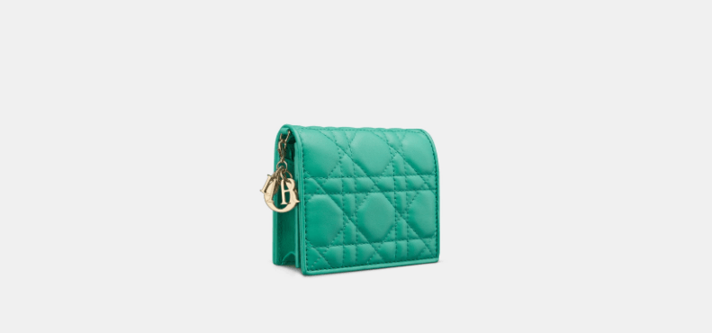Dior o1w1db10525 S0178O Size : OS / Gardenia Wallet in Aquamarina Size ONE SIZE - 1 Thumbnail