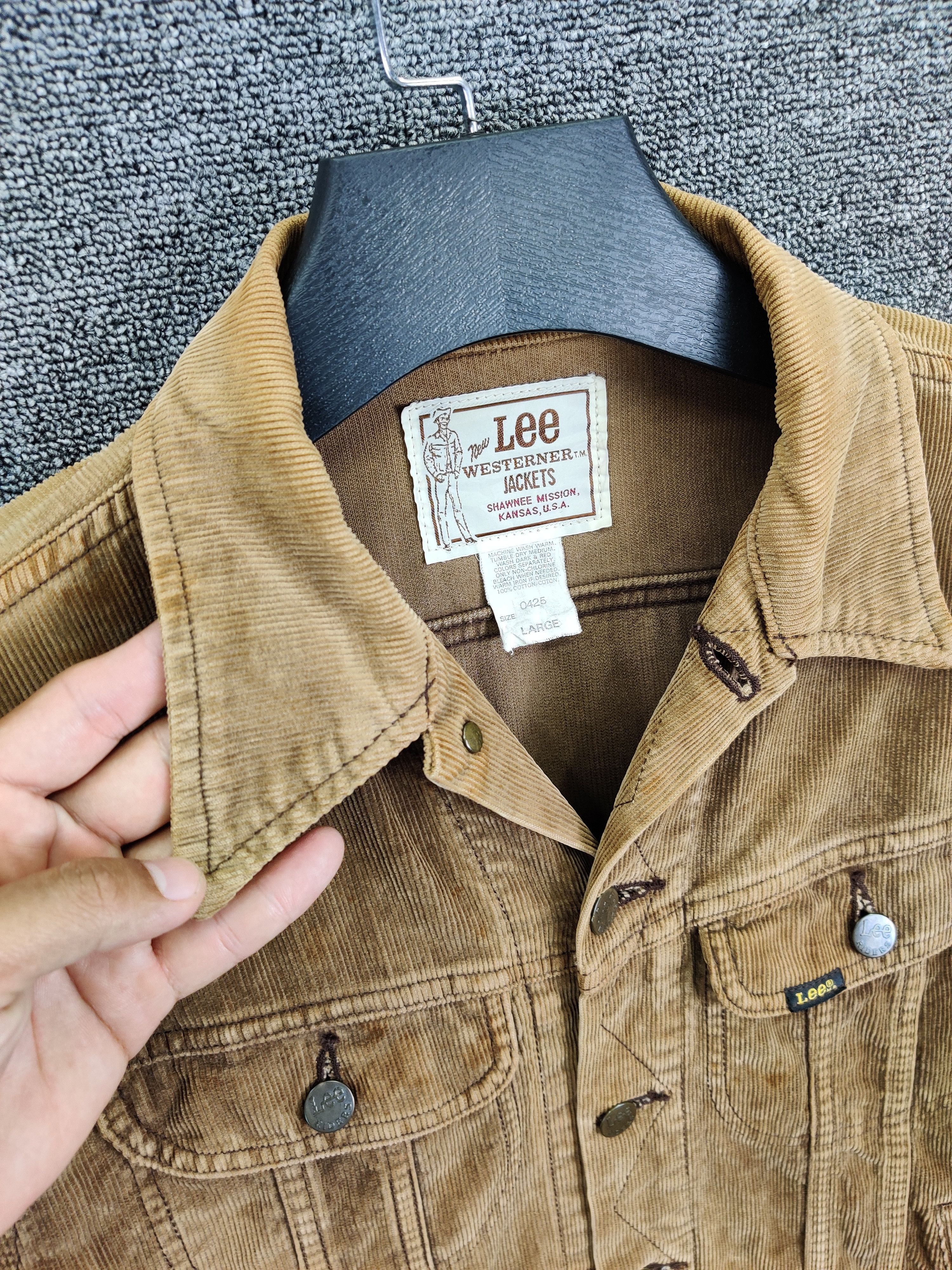 Lee Vintage 90s Lee Westerner Corduroy Jacket Size US L / EU 52-54 / 3 - 6 Thumbnail